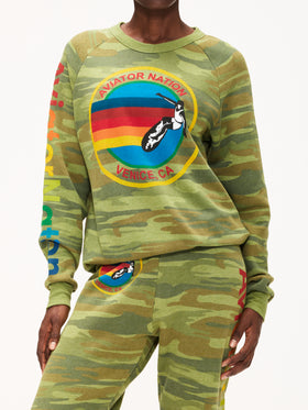Aviator Nation Aviator Nation Crew Unisex Sweatshirt