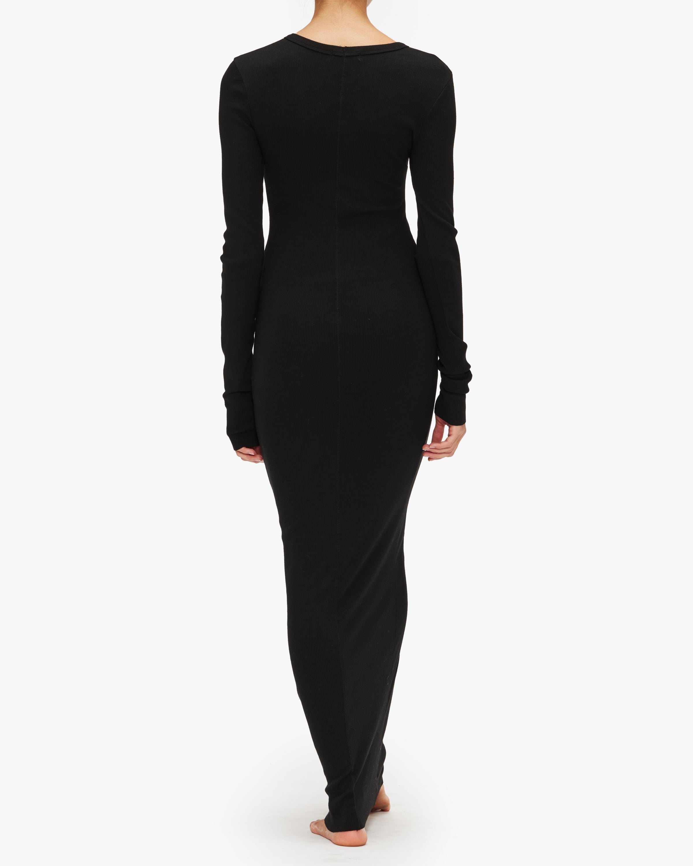 Eterne Long Sleeve Crewneck Dress