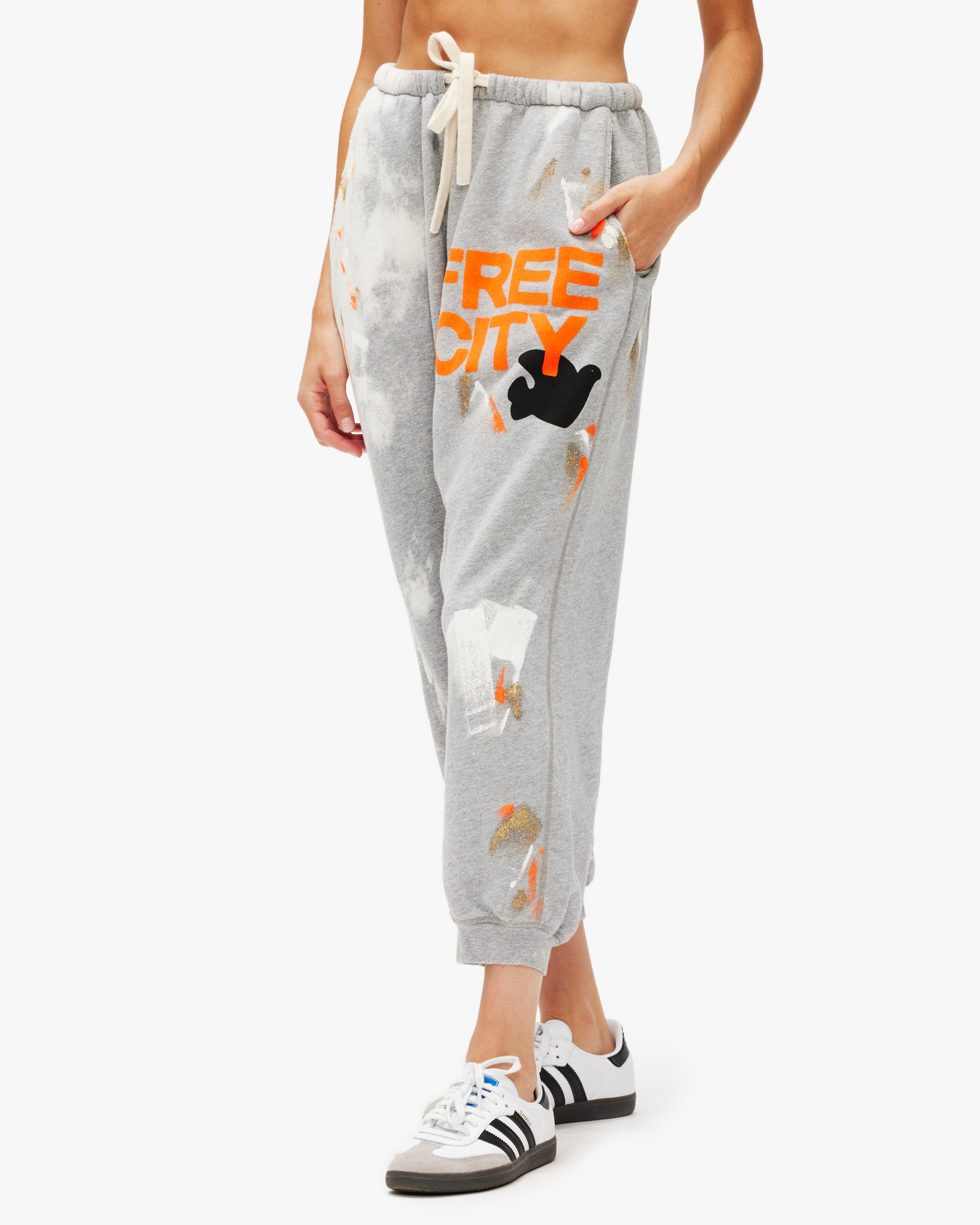 Free City Pocket Bleach/Paint Sweatpant