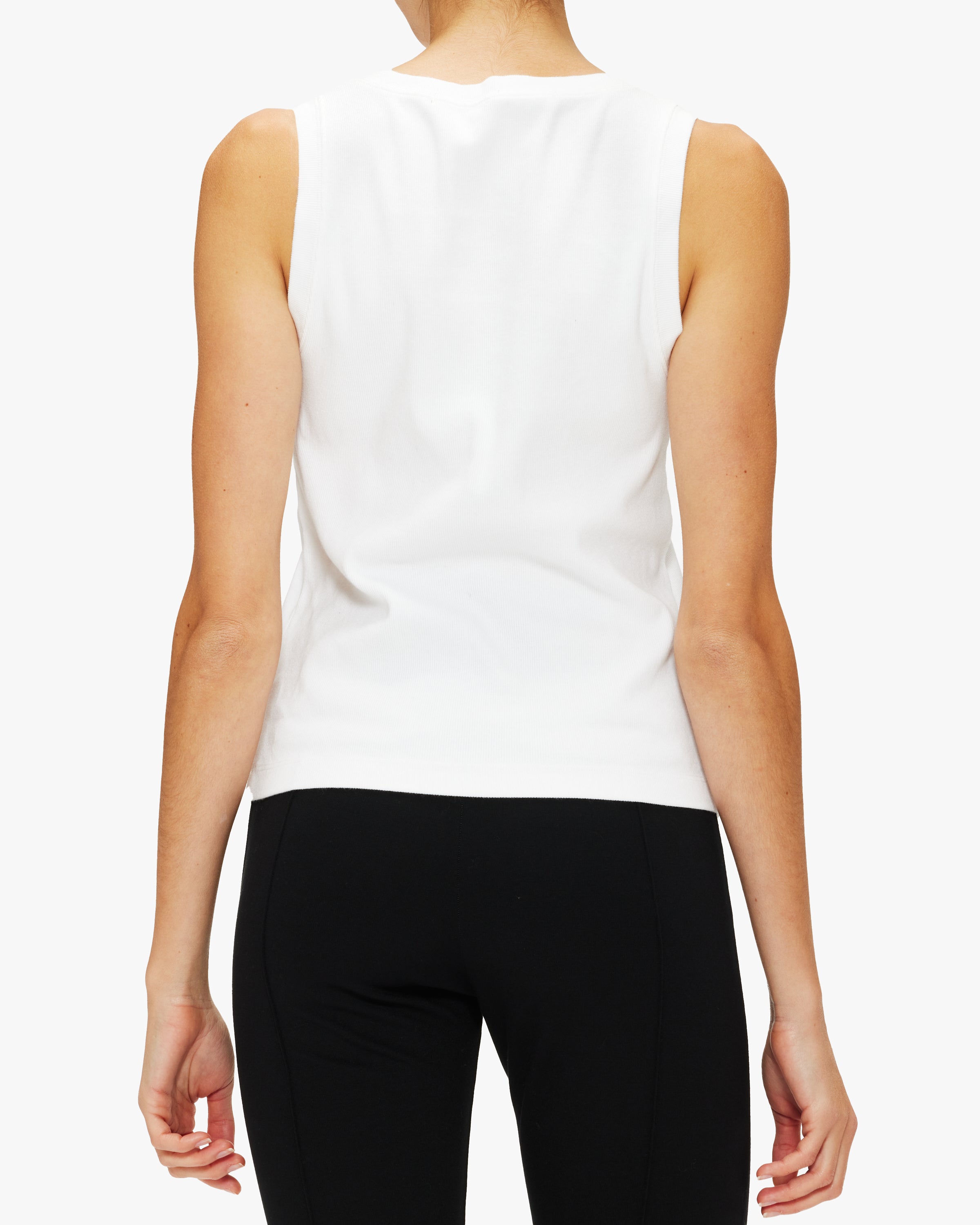 Enza Costa Supima Knit U Tank [INVENTORY PUSHED TO SHOPS]