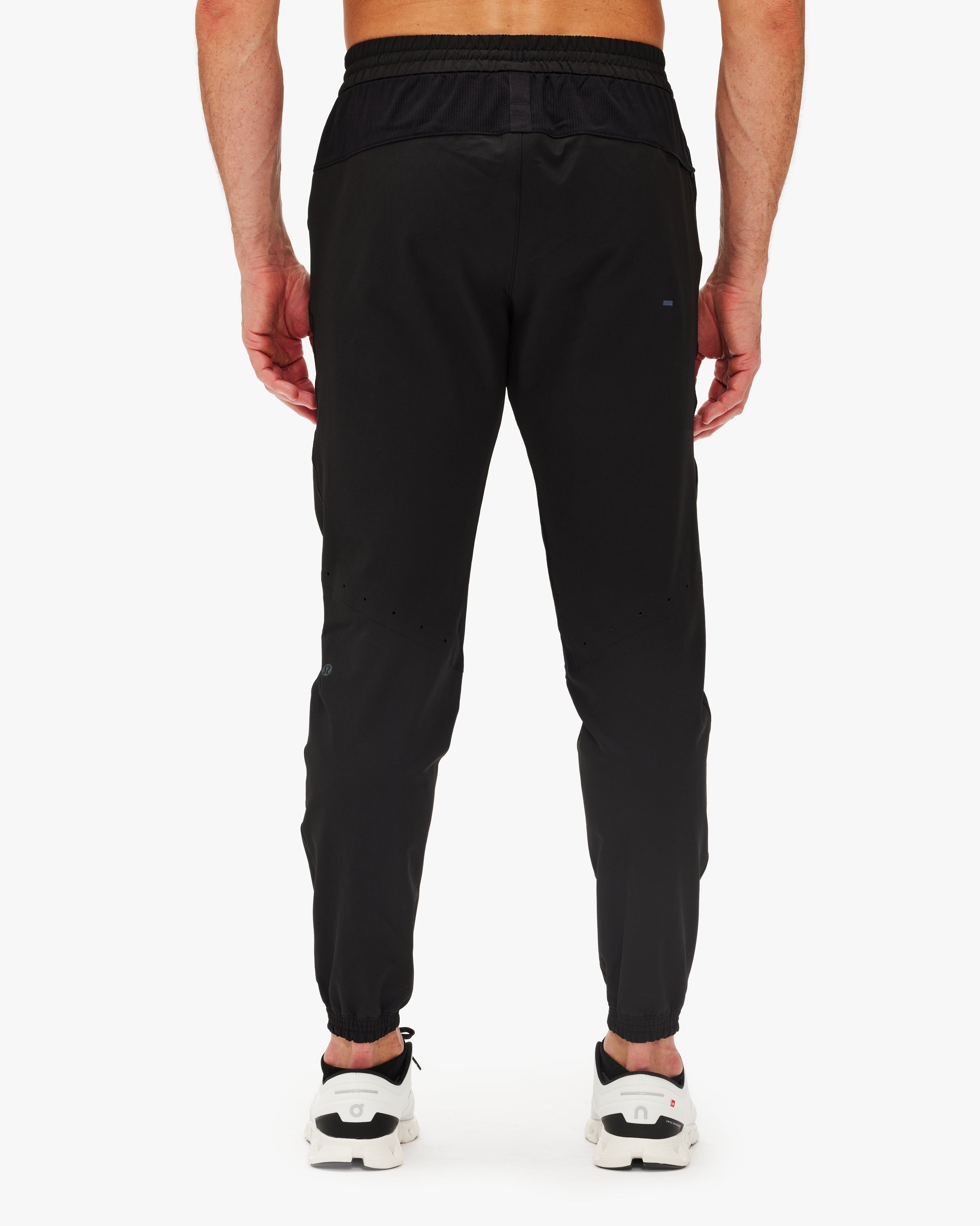 Shops black lululemon joggers