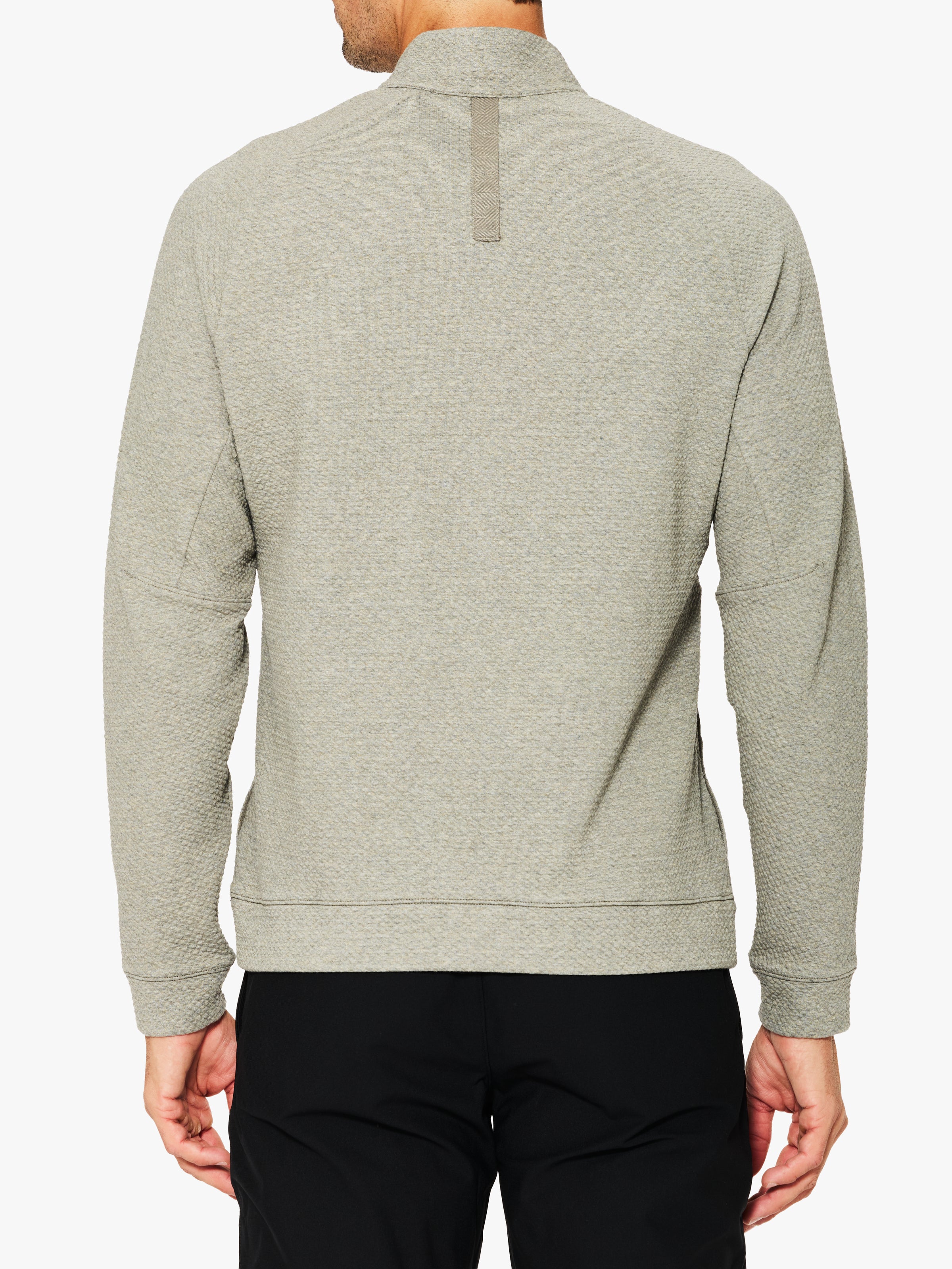 Lululemon Textured Double-Knit Cotton Half Zip