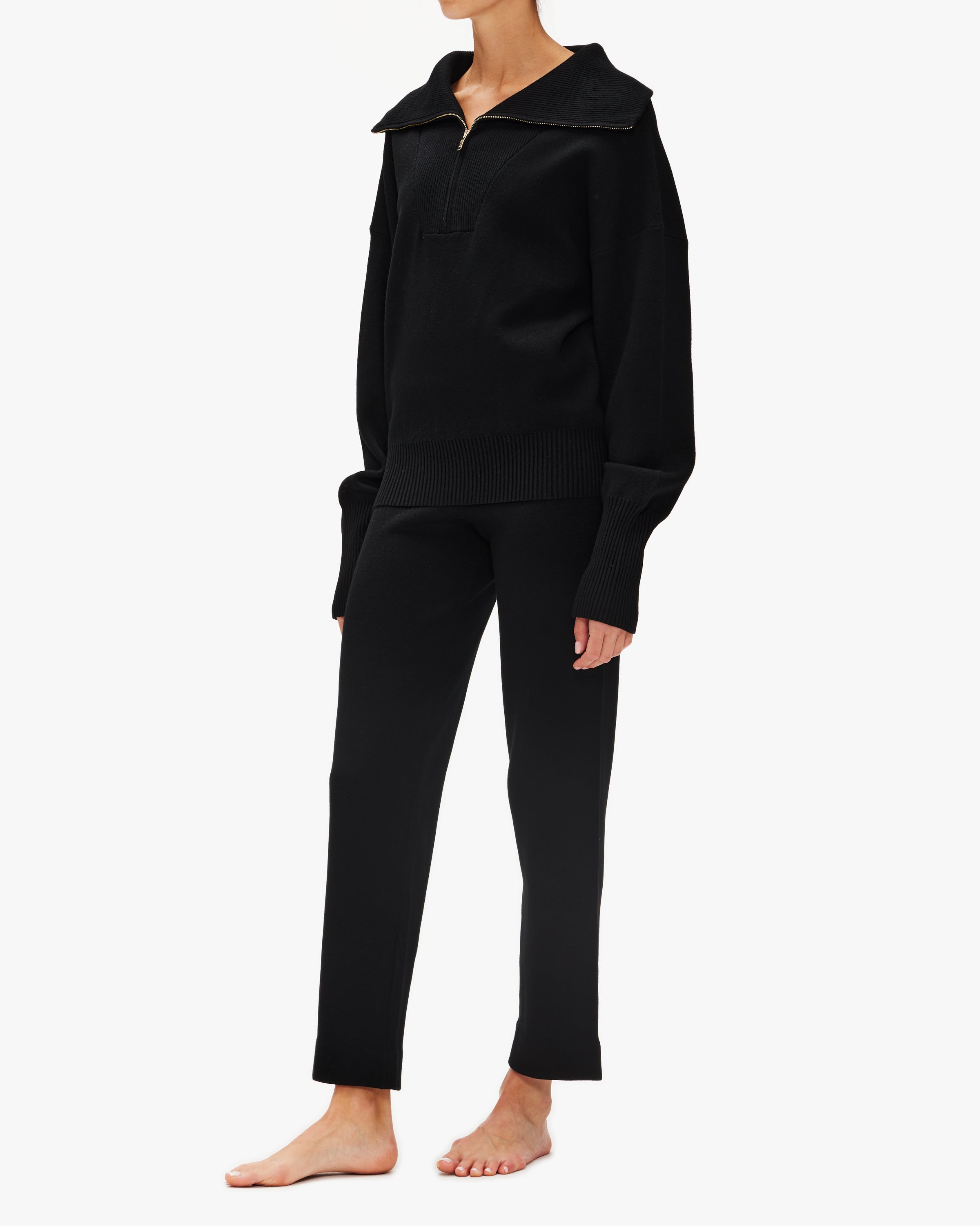 LUNE トップス Lune Olly Half Zip Sweater – The Shop at Equinox