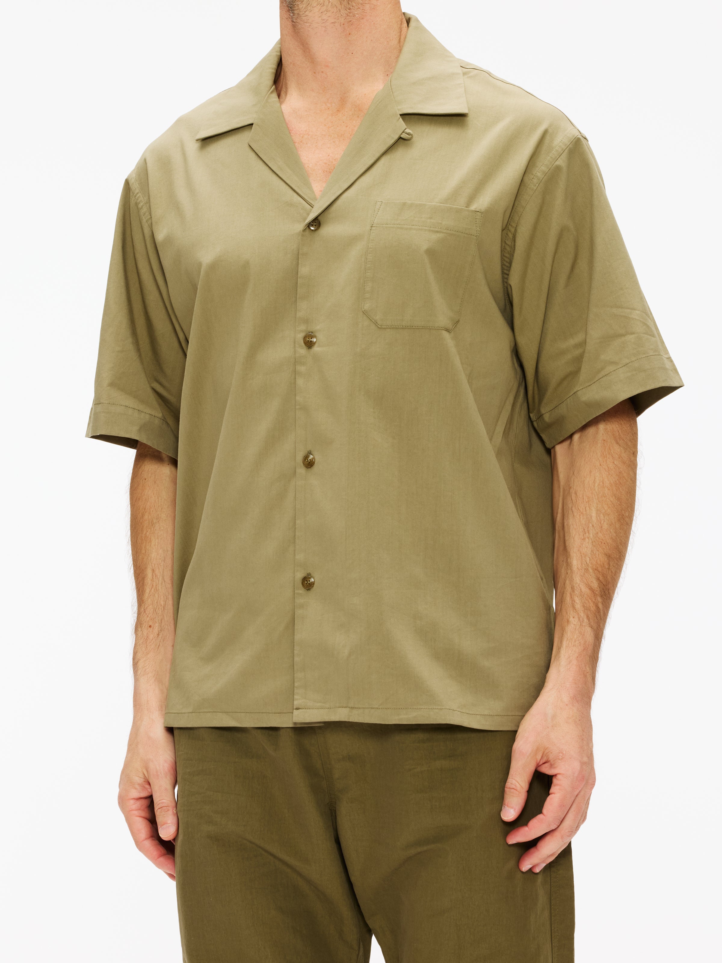 John Elliott Camp Shirt Solid