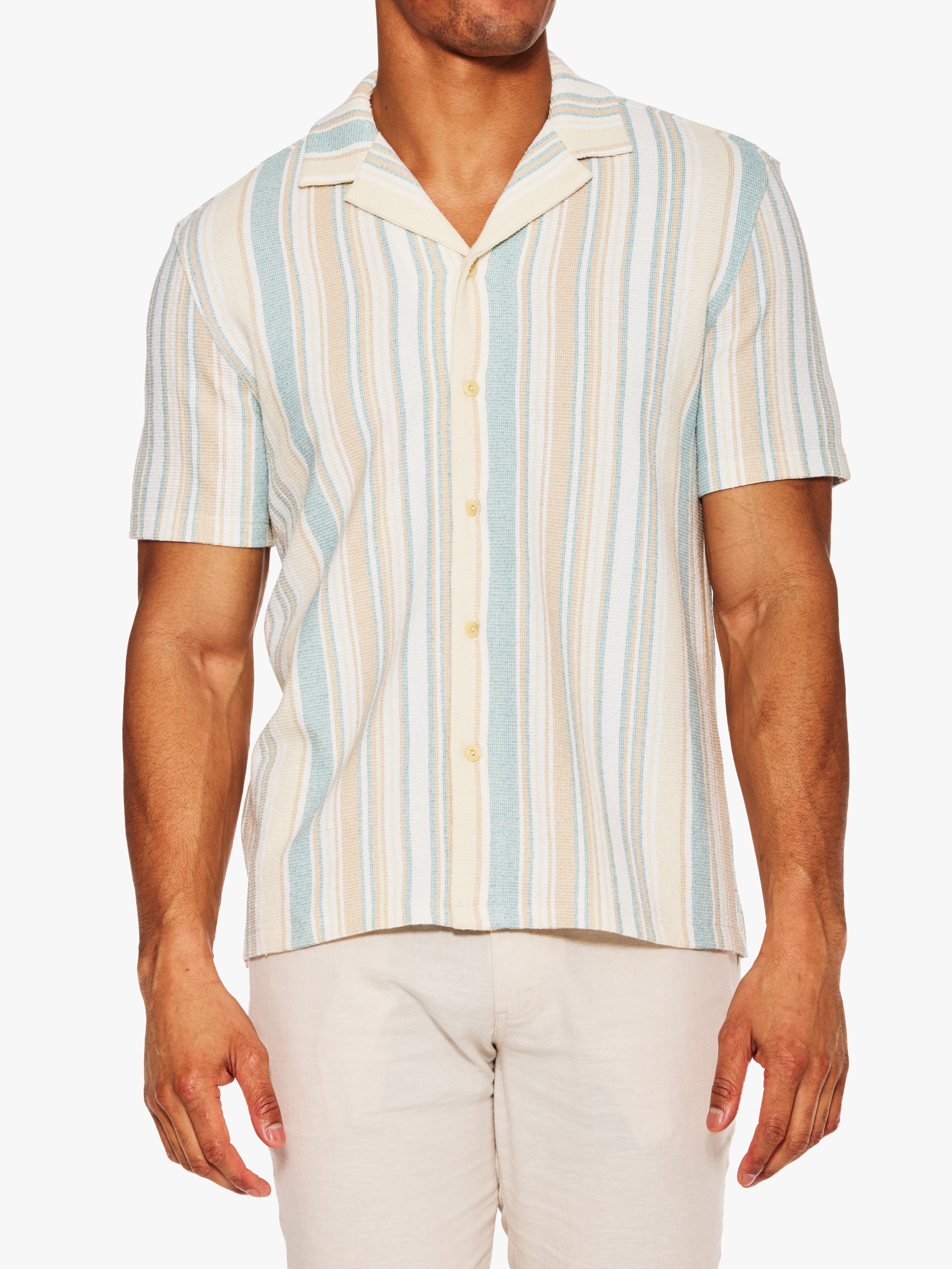 Faherty Short Sleeve Oasis Camp Shirt