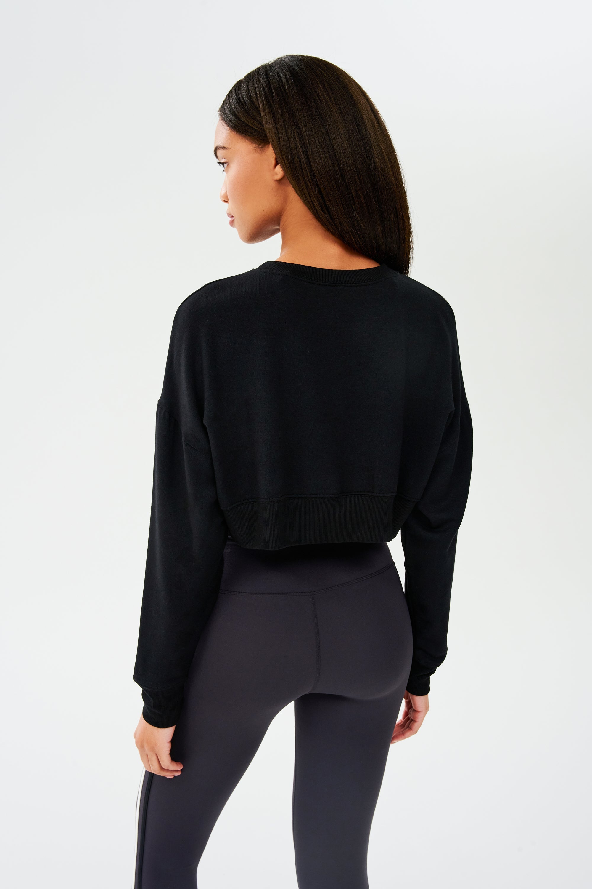 Splits59 Noah Fleece Crop Sweatshirt