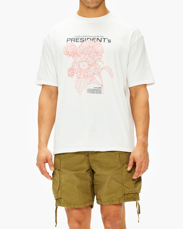 President's Short Sleeve T-Shirt Wild Flower P’S Jersey