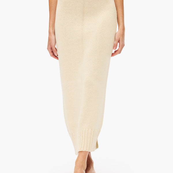 スカート andmary Mary logo fleece skirt ivory ANDMARY】Mary logo