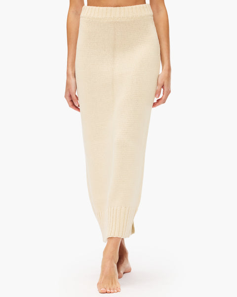 andmary/アンドマリー maria knit skirt ANDMARY】Back ribbon mini skirt