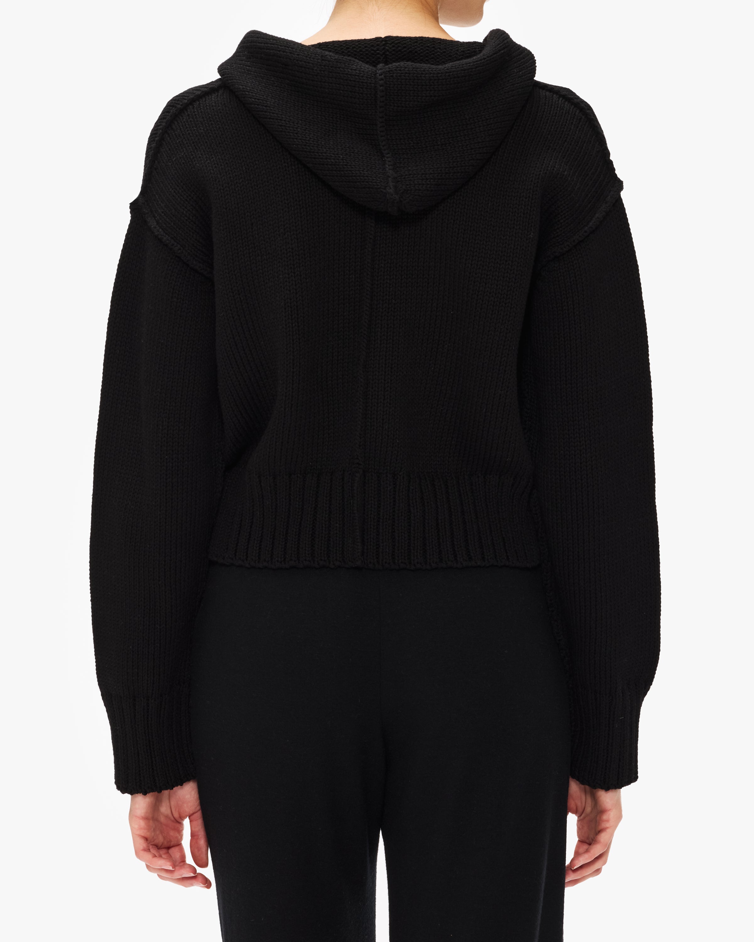 NSF Mills Zip Front Hooded Sweater