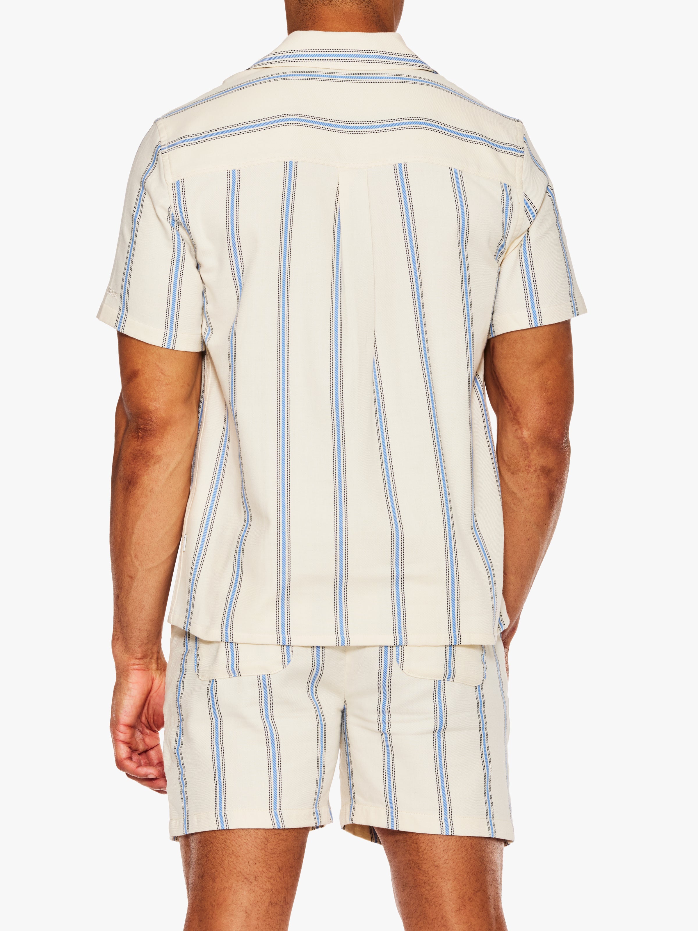 Les Deux Stripe Jacquard T-Shirt