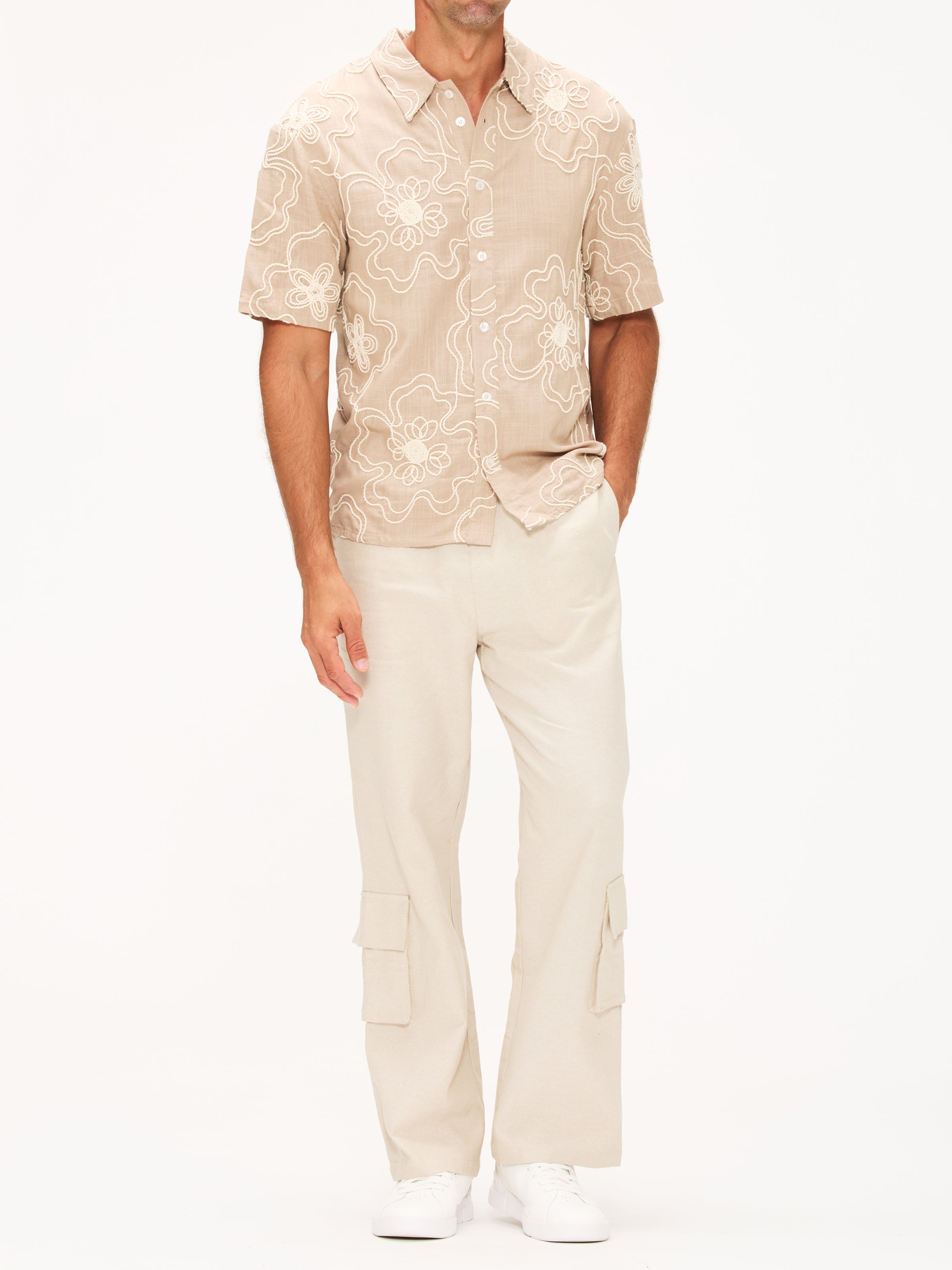 KROST Havana Embroidered Short Sleeve Shirt