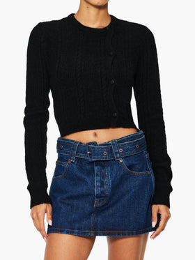 Nagnata Cable Knit Wool Cardigan