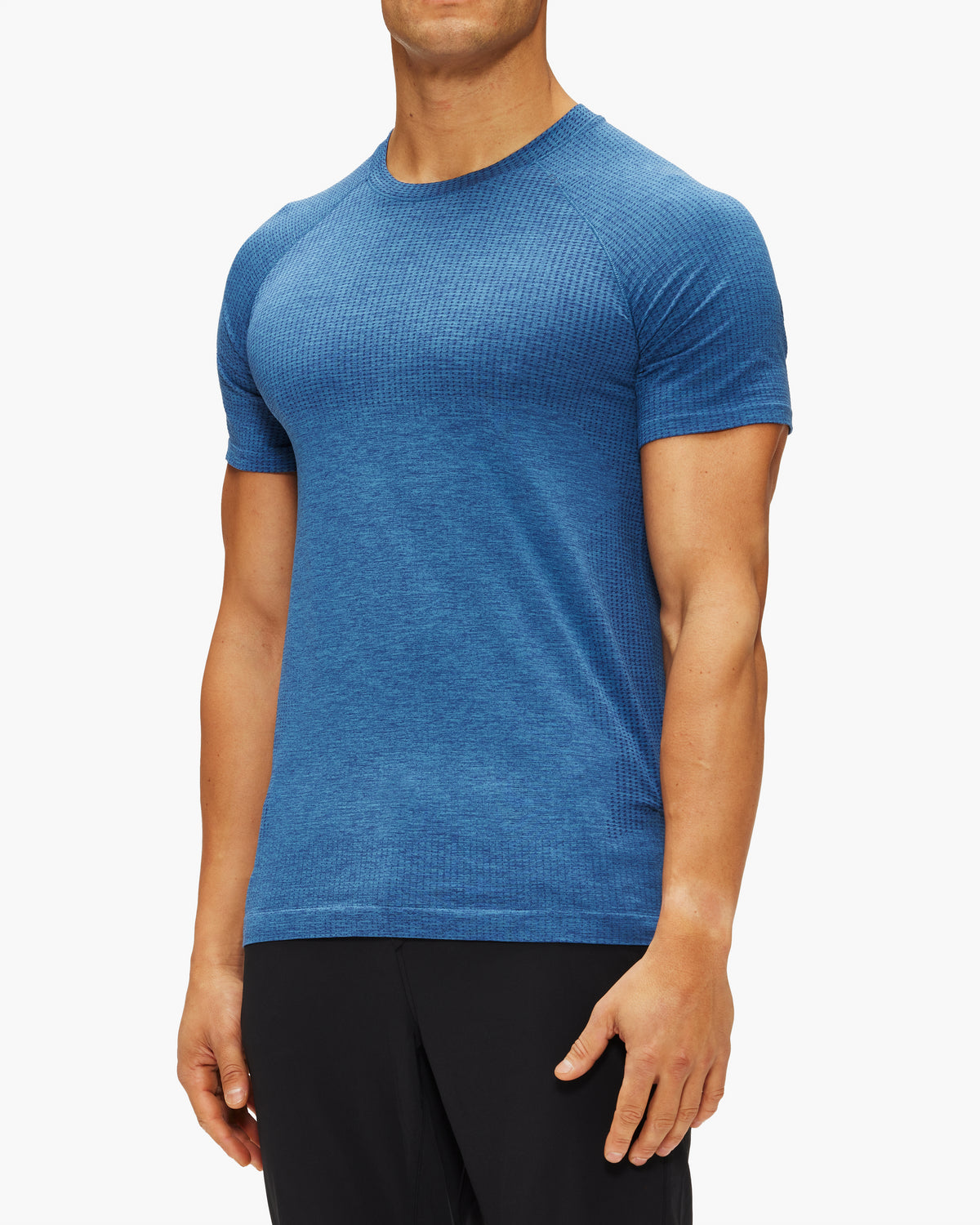 lululemon VENT TECH SHORT SLEEVE MANGO DREAM - Basic T-shirt - utility blue  cyan blue/blue - Zalando.de