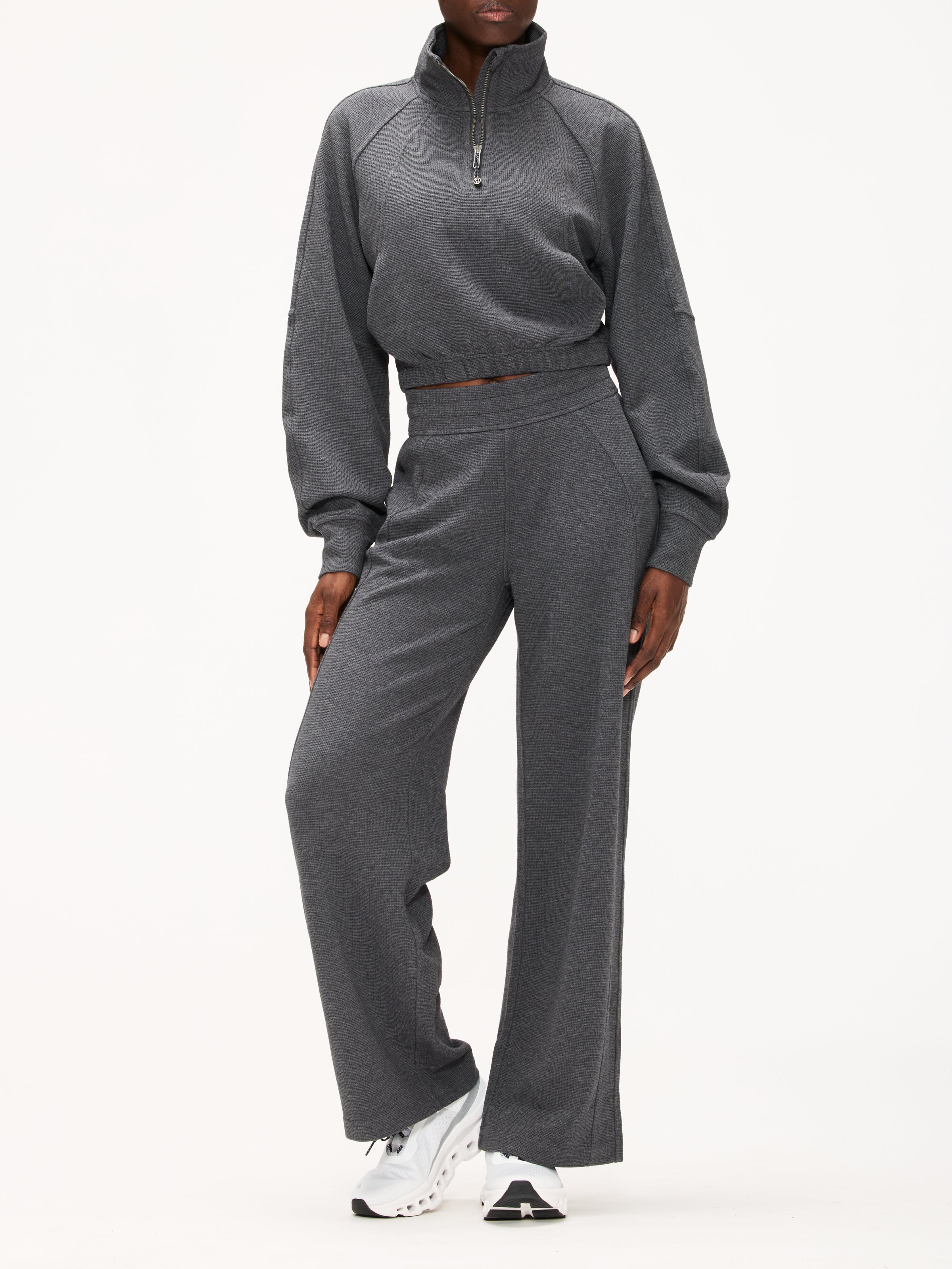 Lululemon Scuba Mid-Rise Wide-Leg Pant *Waffle