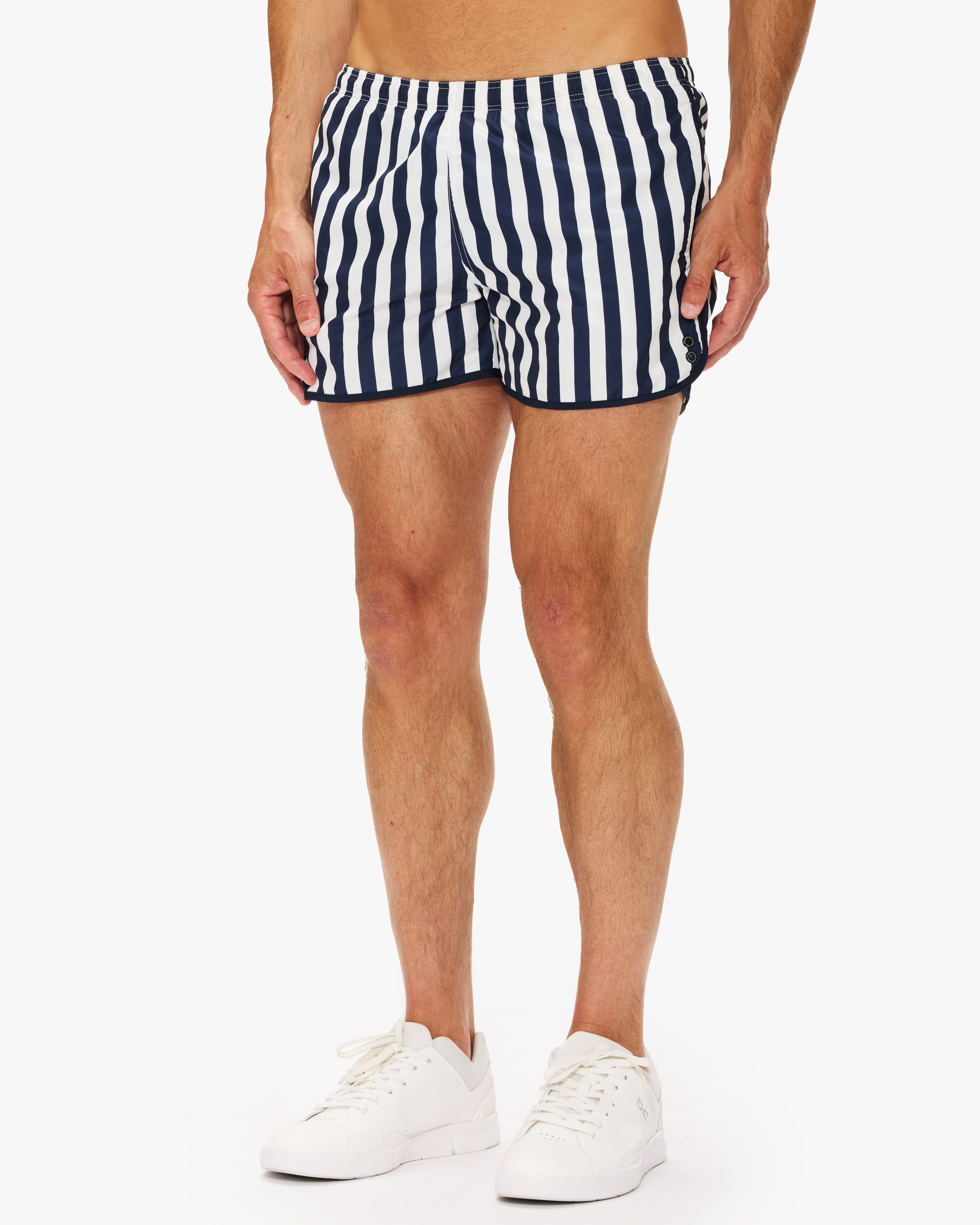 Ron Dorff Marathon Swim Shorts Vertical Stripes