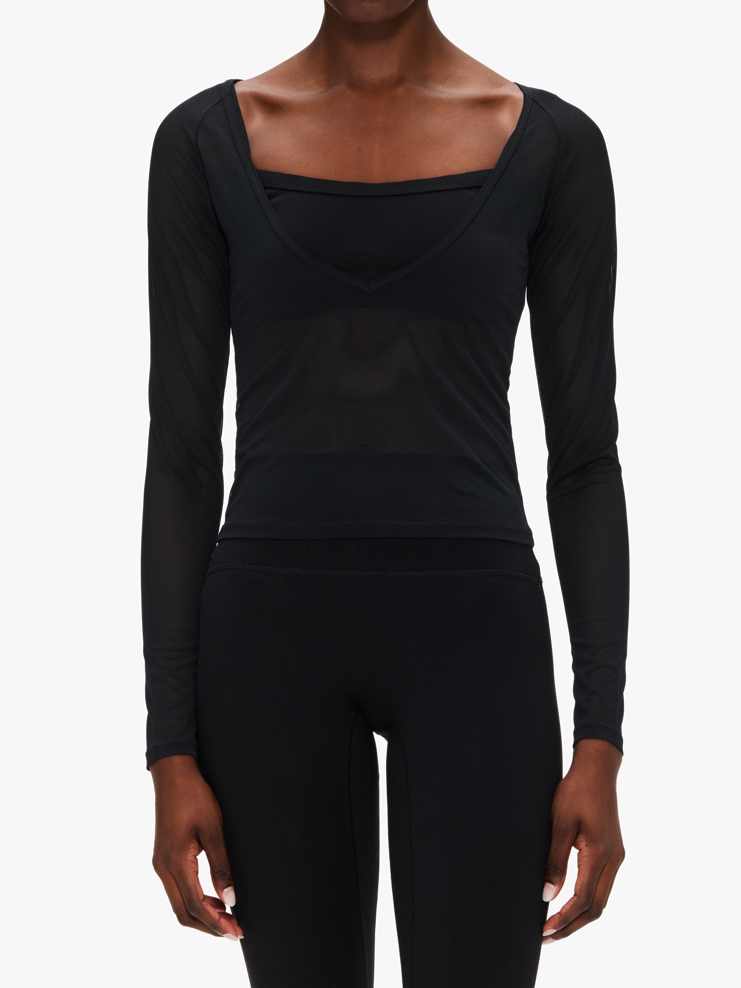 PE Nation All Out Mesh Long Sleeve Top