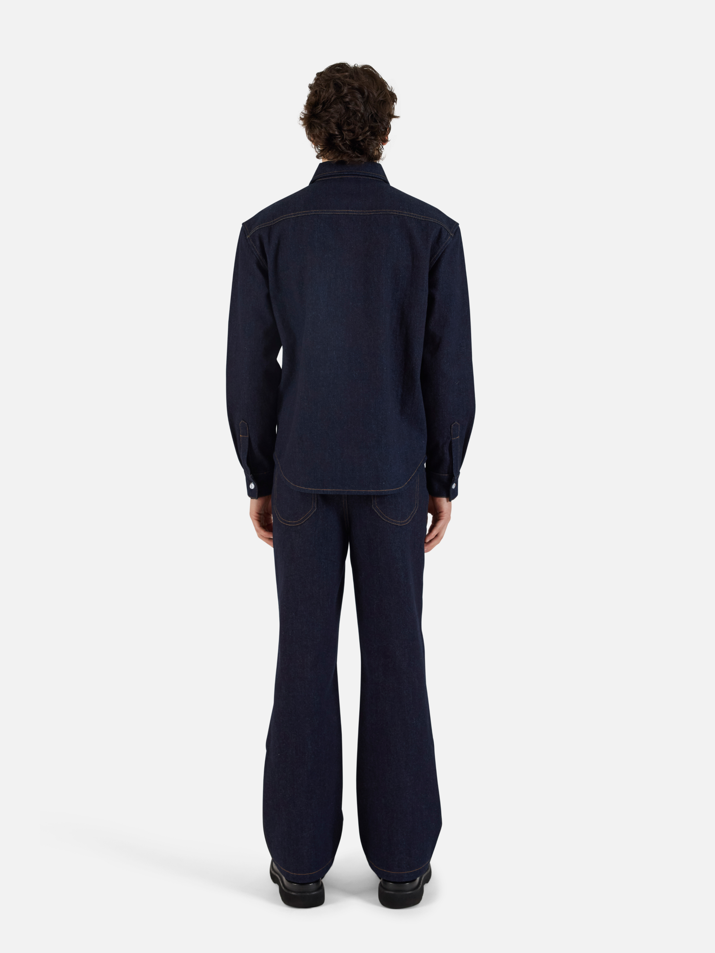 KROST Indigo Denim Rivet Shirt