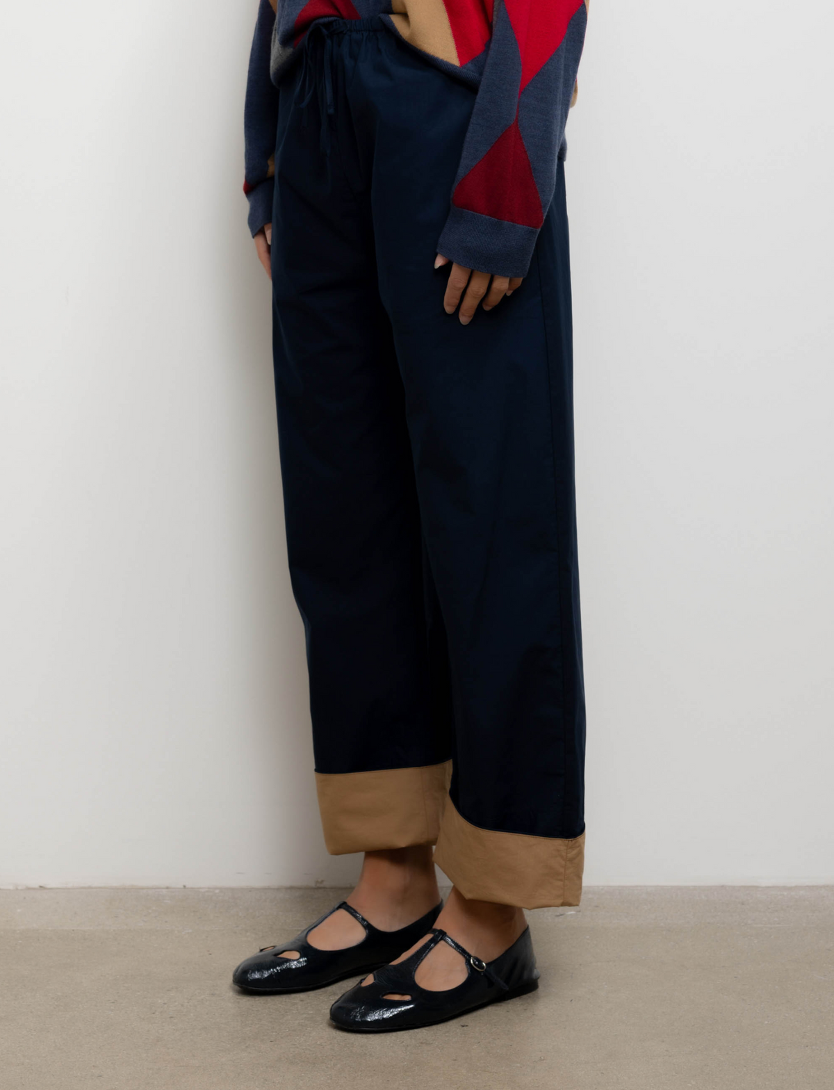 Leset Yoshi Contrast Drawstring Pant