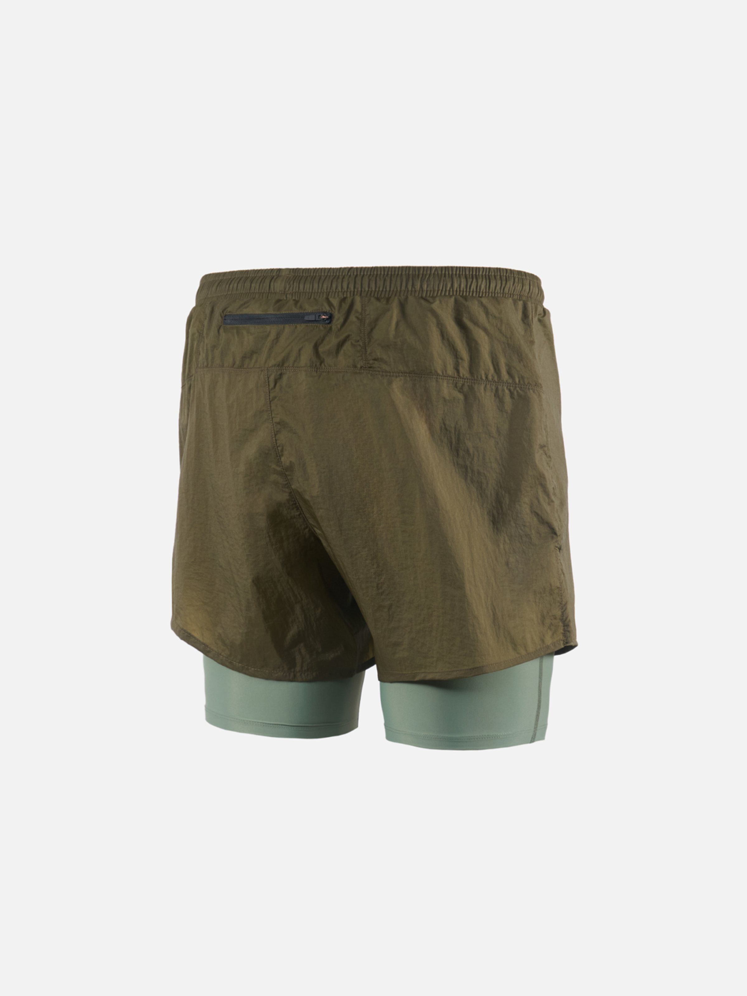 District Vision Ripstop Layered Pocketed Trail Shorts 5" - Lined