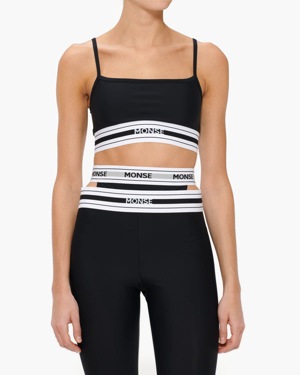 Monse Bodysuit With Double Logo Elastic Band – The Shop at Equinox