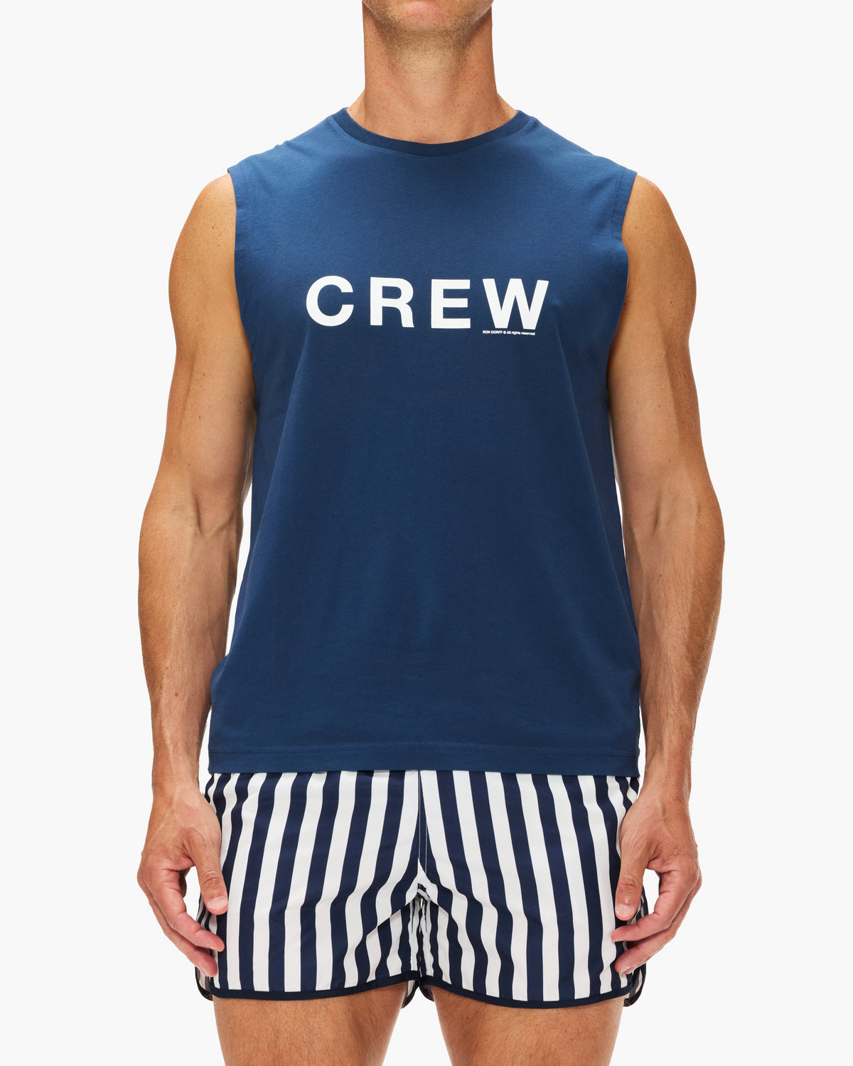 Ron Dorff Organic Cotton Sleeveless T-Shirt Crew