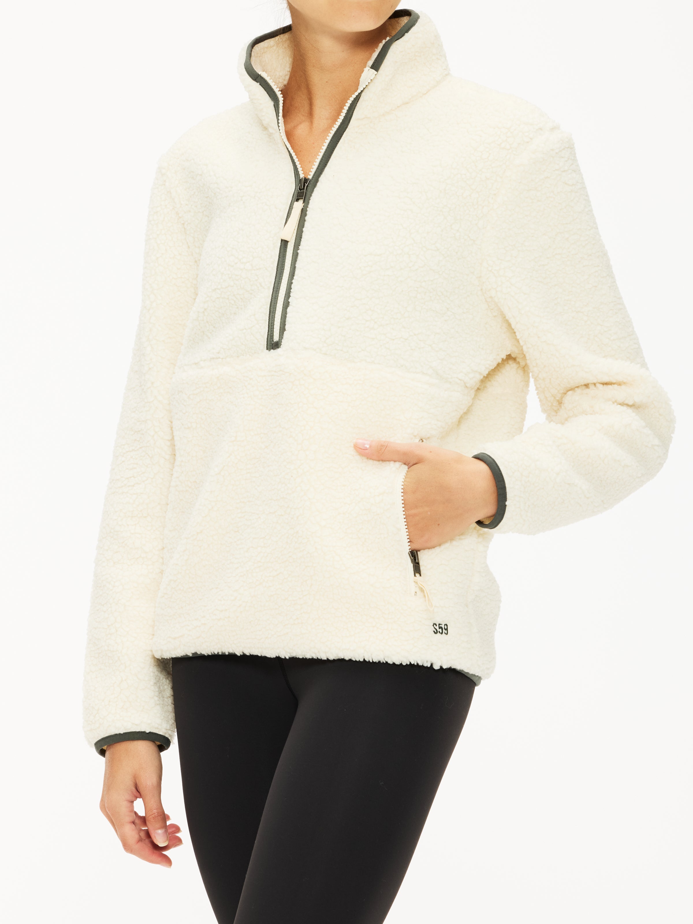 Splits59 Libby Sherpa Half Zip