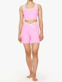 Year Of Ours Ribbed Two Tone Veronica Short