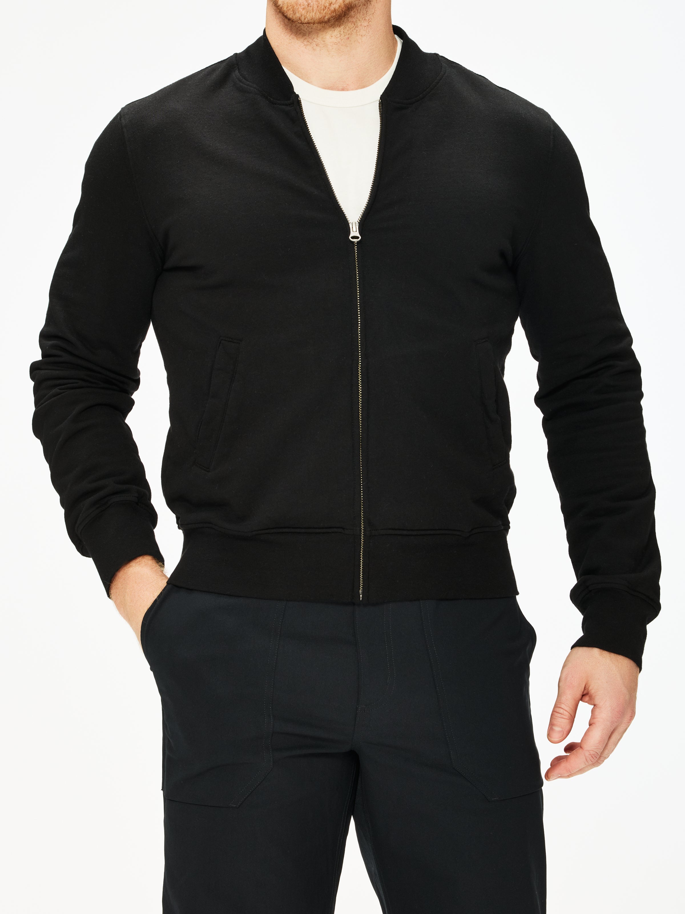 Save Khaki United Zip Bomber