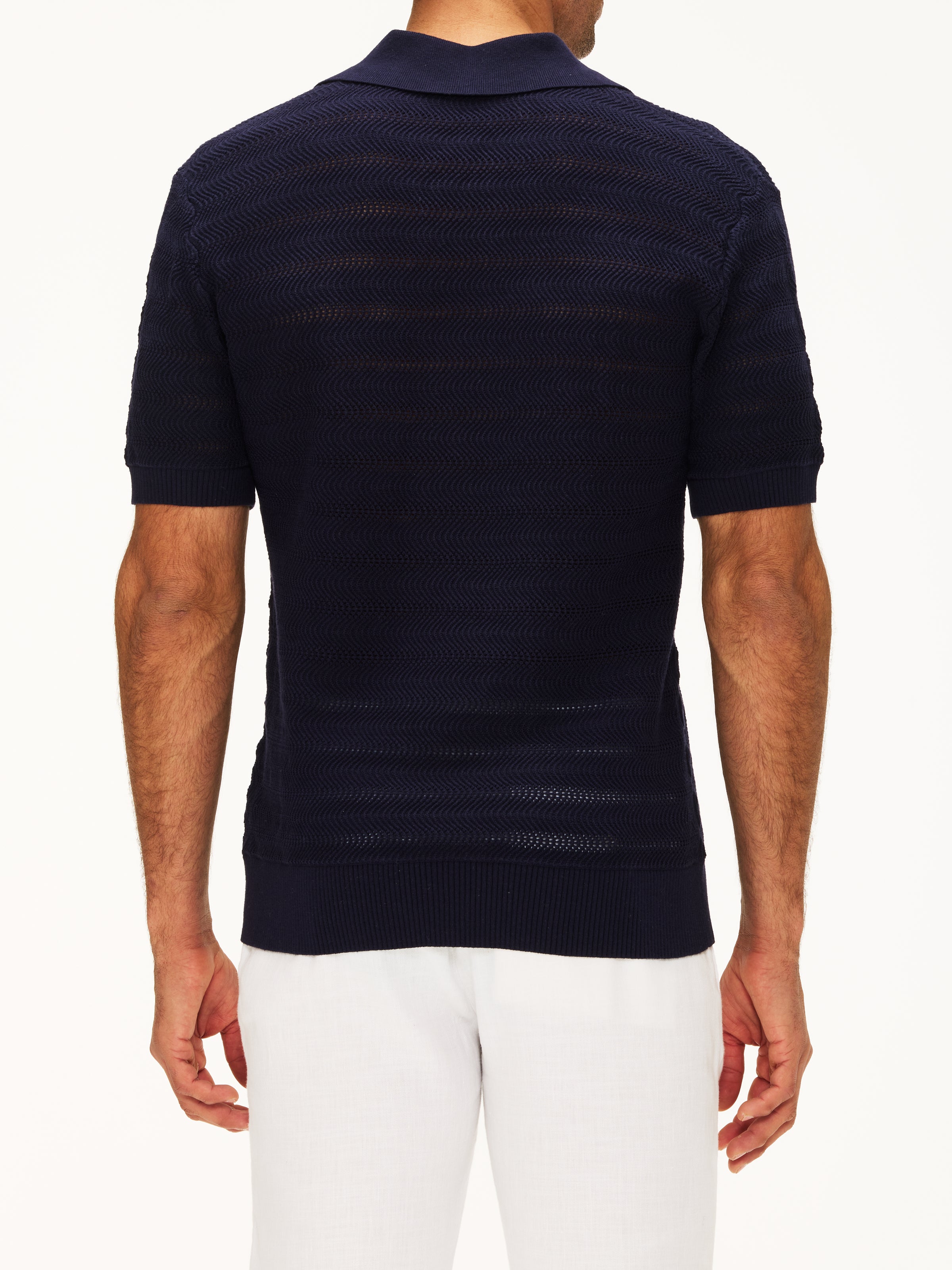 Frescobol Carioca Vidal Cotton Button-Up Polo Short Sleeve