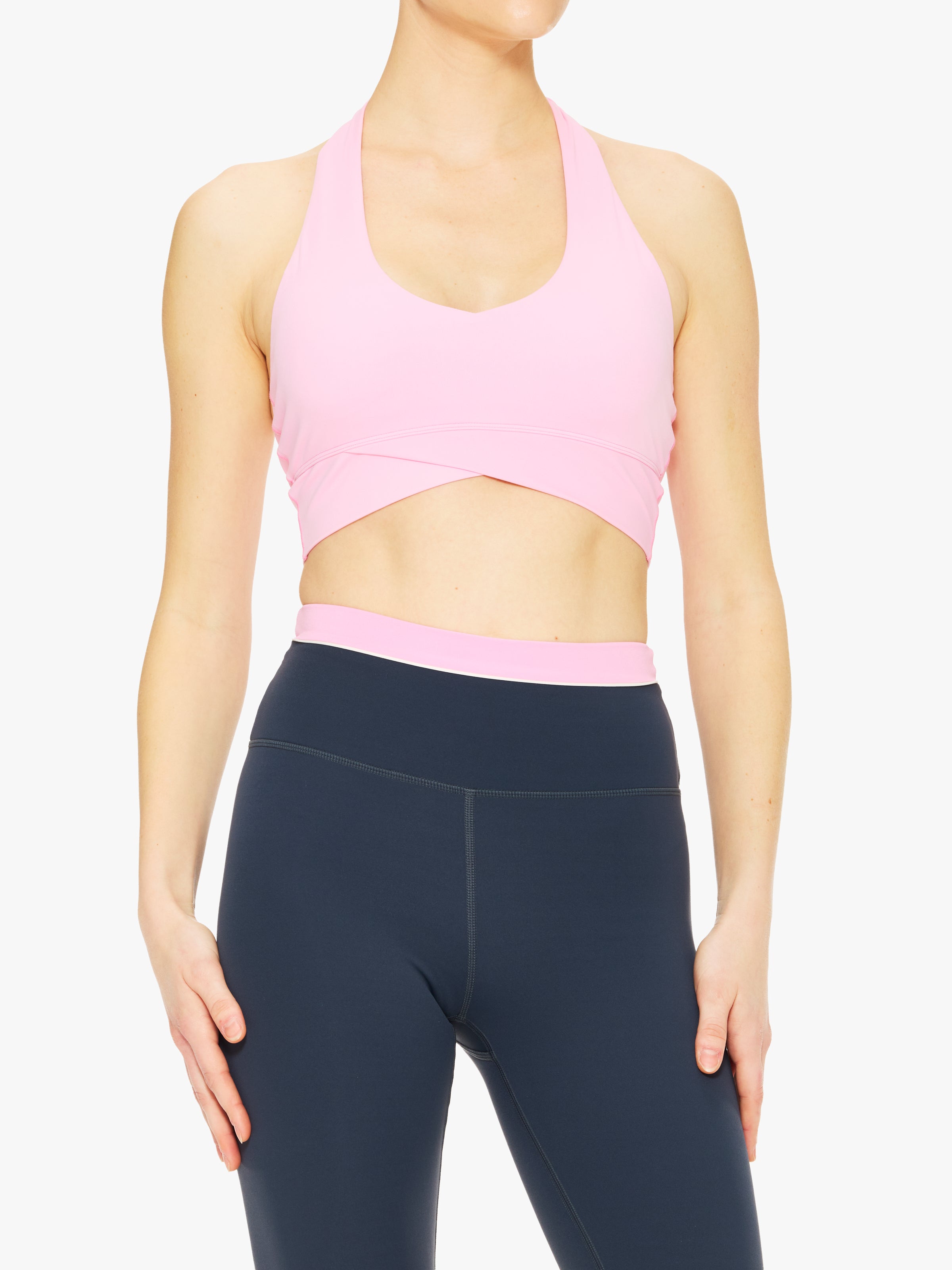 PE Nation Reset Halter Sports Bra