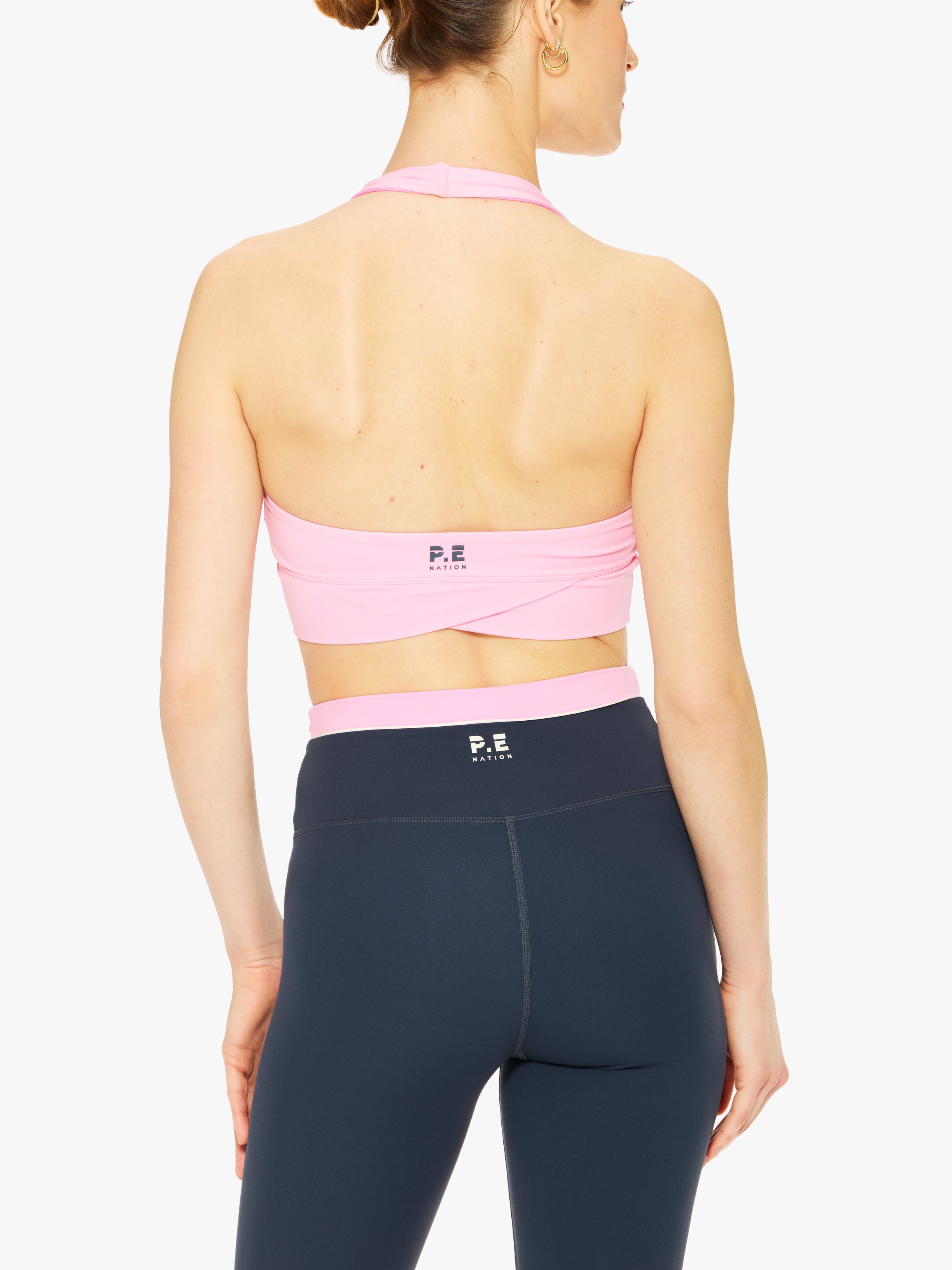 PE Nation Reset Halter Sports Bra