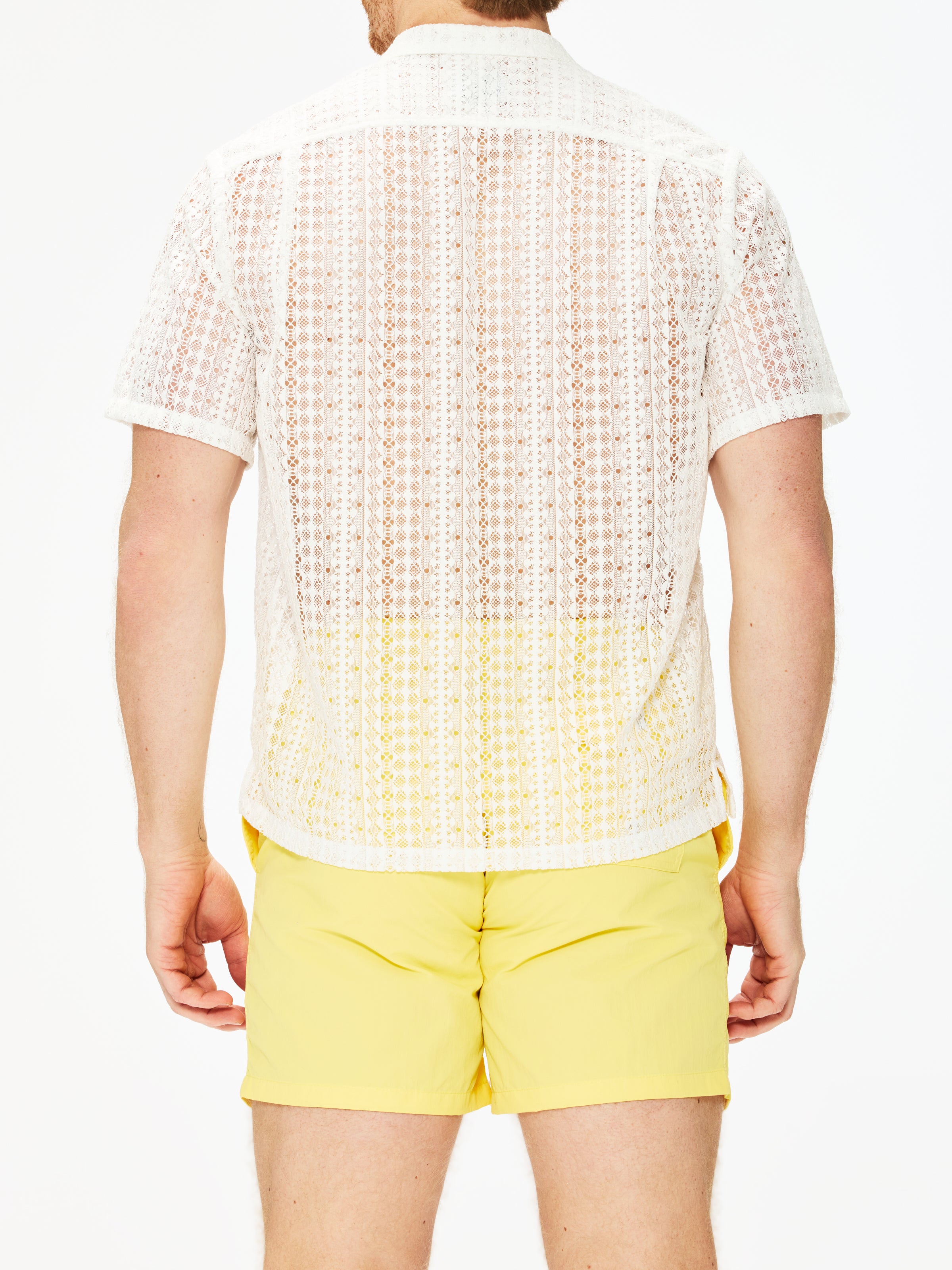 Bather Gonzo Lace Short Sleeve Camp Shirt