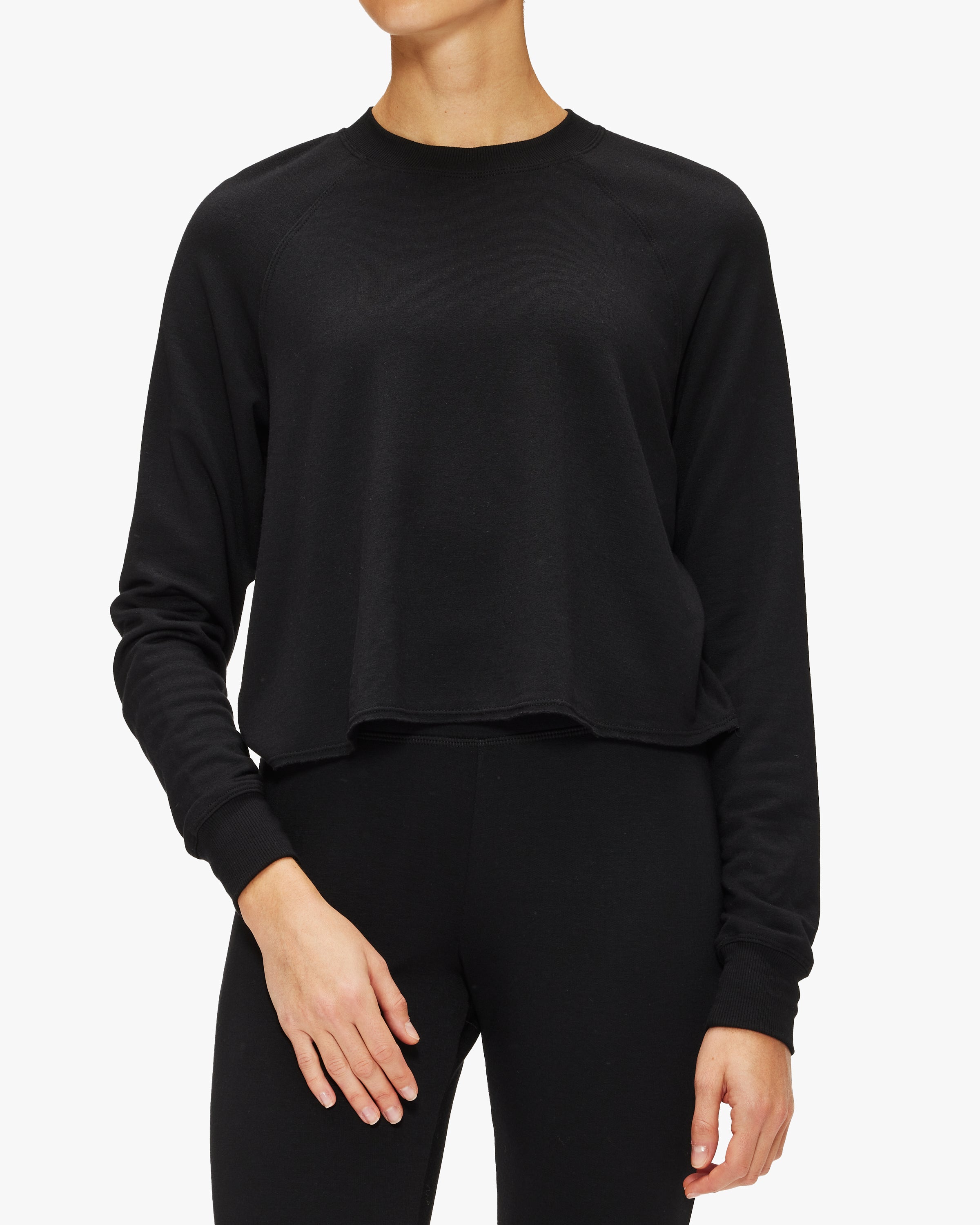 Splits59 Warm Up Crop Fleece Sweatshirt