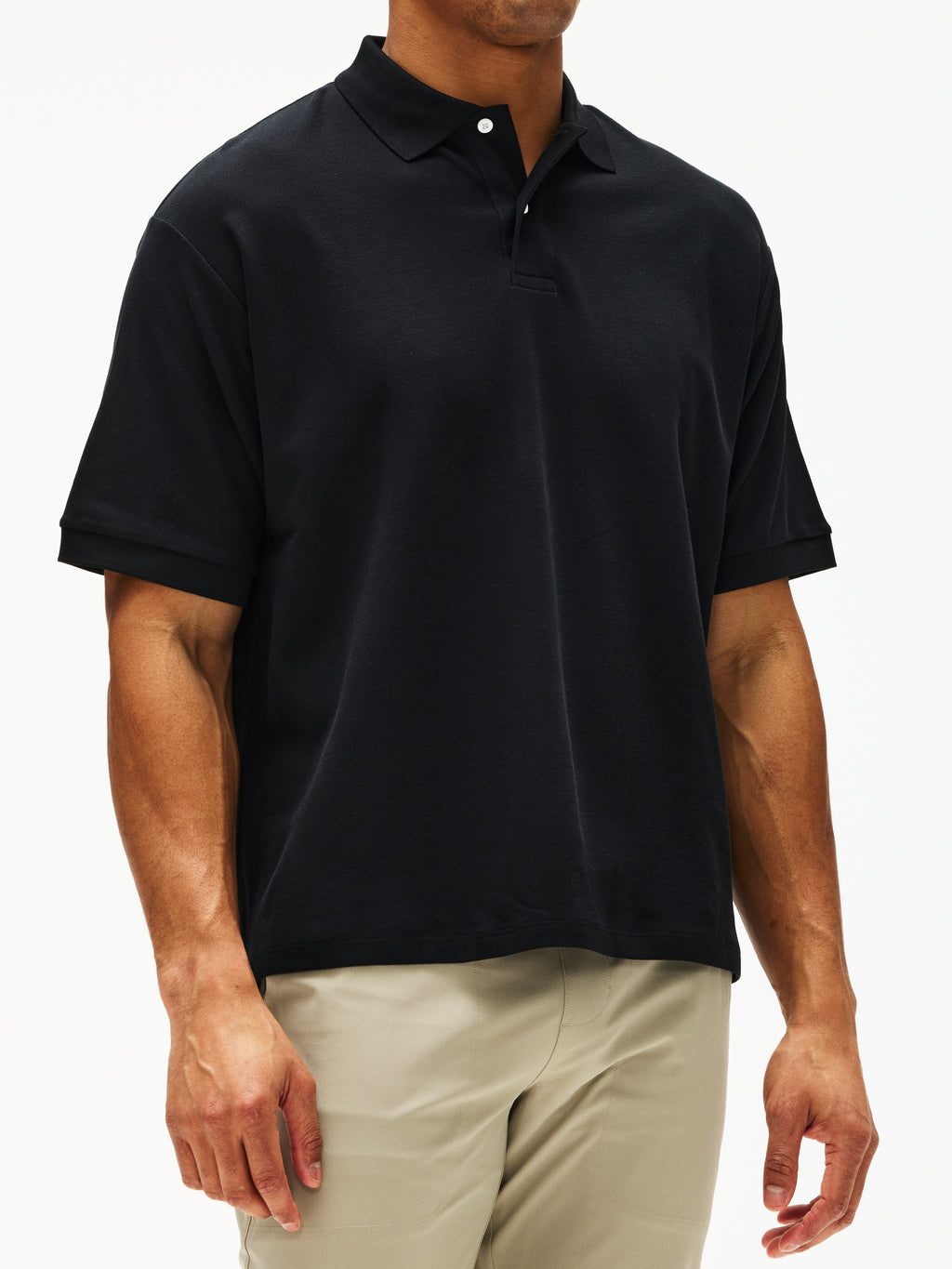 【売切価格】ザクラシックSWEAT POLO SHIRTS BLACKKHAKI Handvaerk Relaxed Polo Short Sleeve – The Shop at Equinox