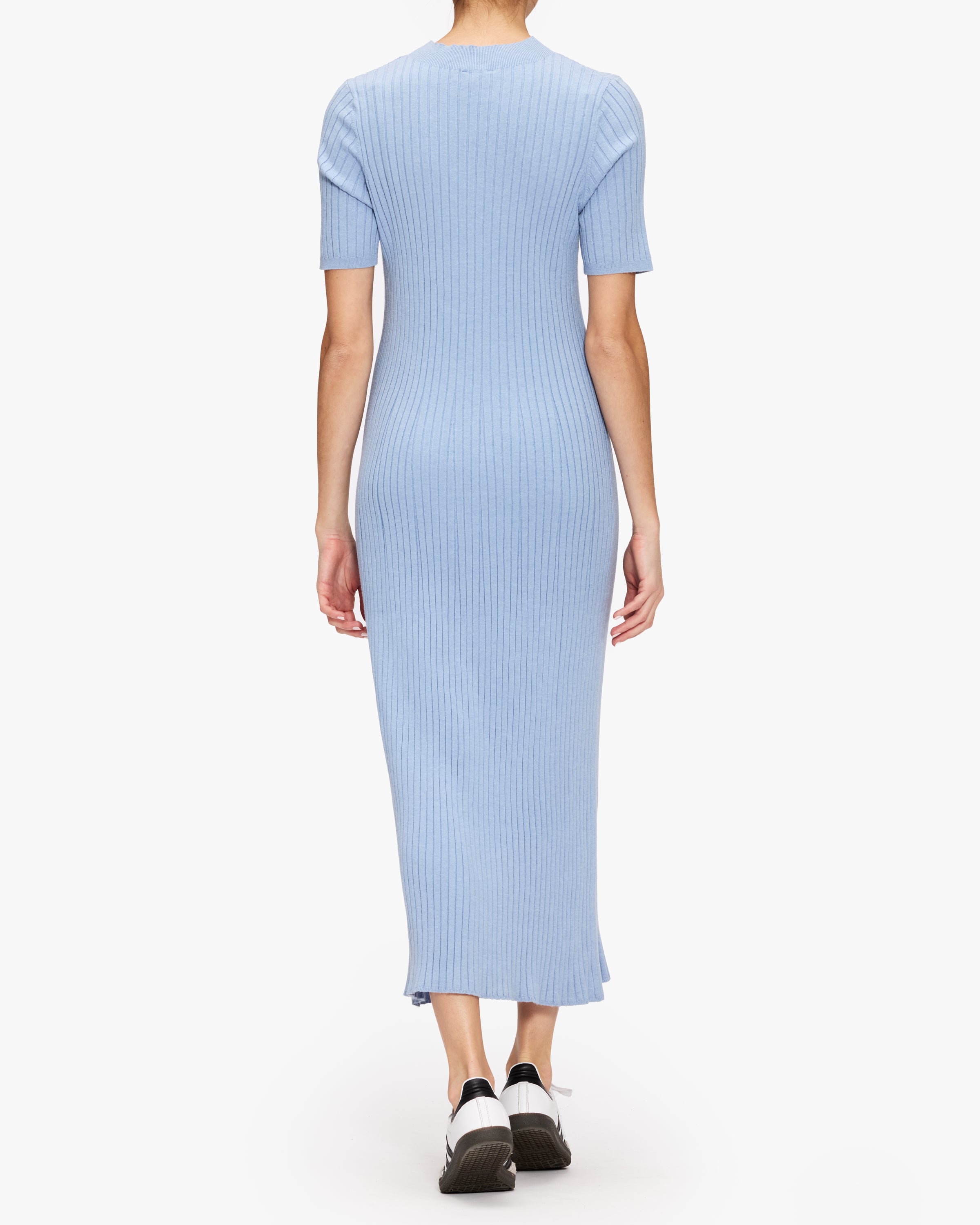 Varley Maeve Rib Knit Midi Dress