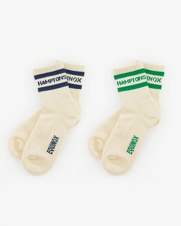 Equinox Hamptons 2-Pack Half-Crew Socks