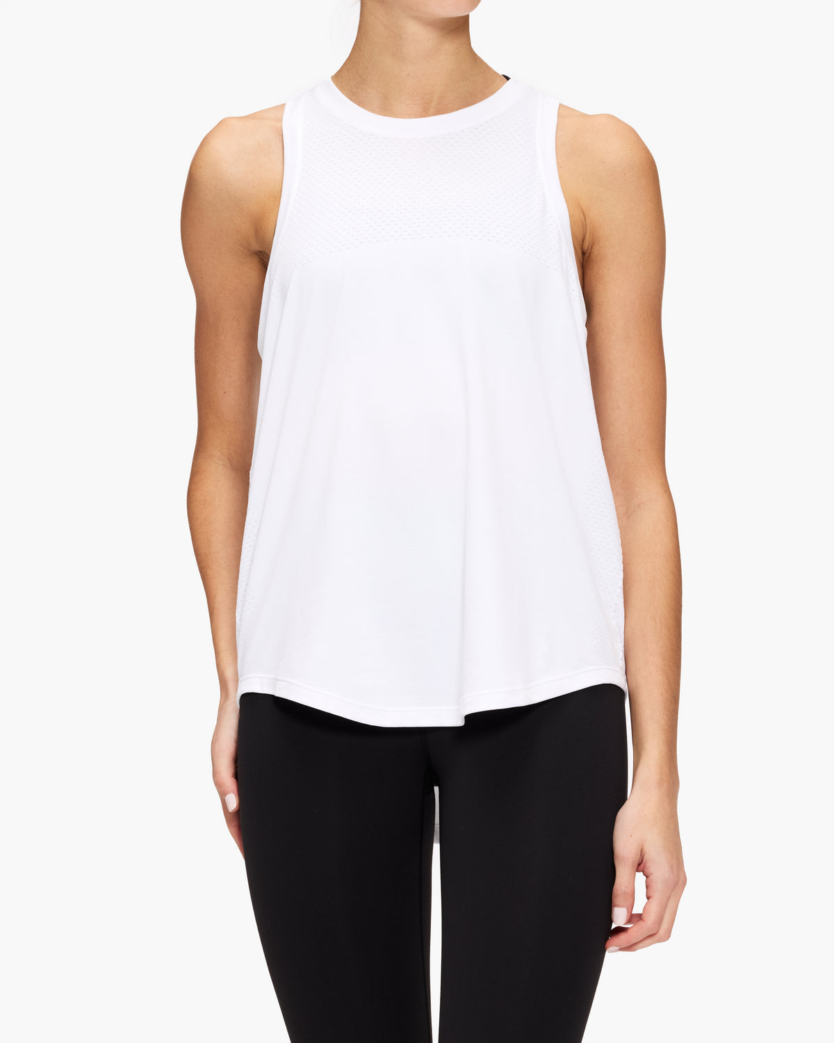 Longline V-Neck Tank with Wool, Clothing Sale