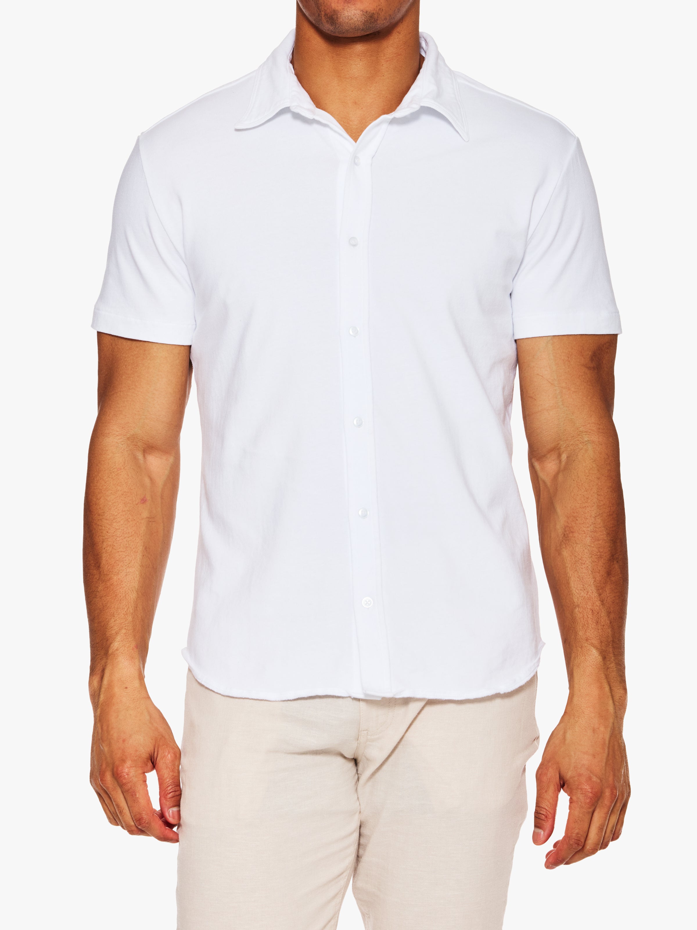 Save Khaki Short Sleeve Organic Recycled Shirt