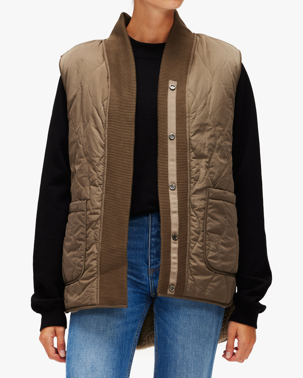 Varley Covey Reversible Quilt Gilet