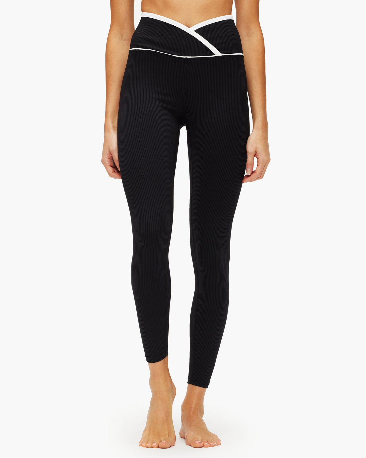 Year of Ours Ribbed Two Tone Veronica Legging