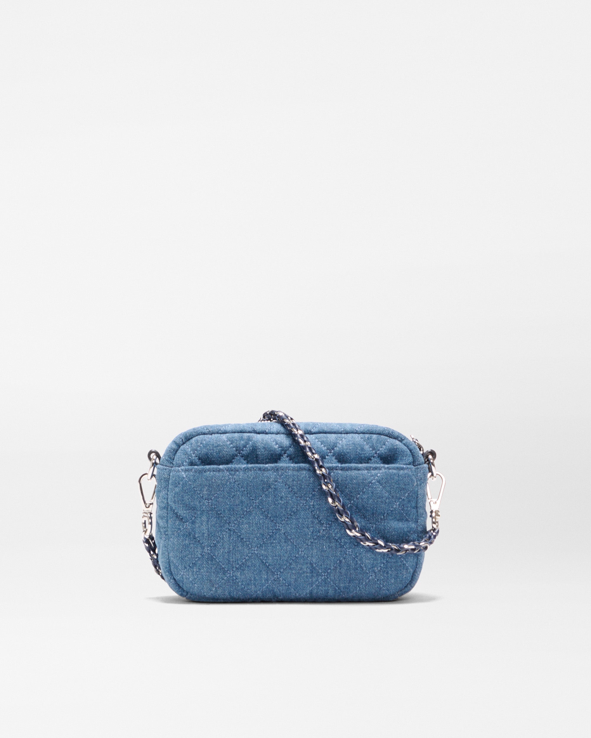 MZ Wallace Mini Crosby Quilted Denim Crossbody Bag – The Shop at