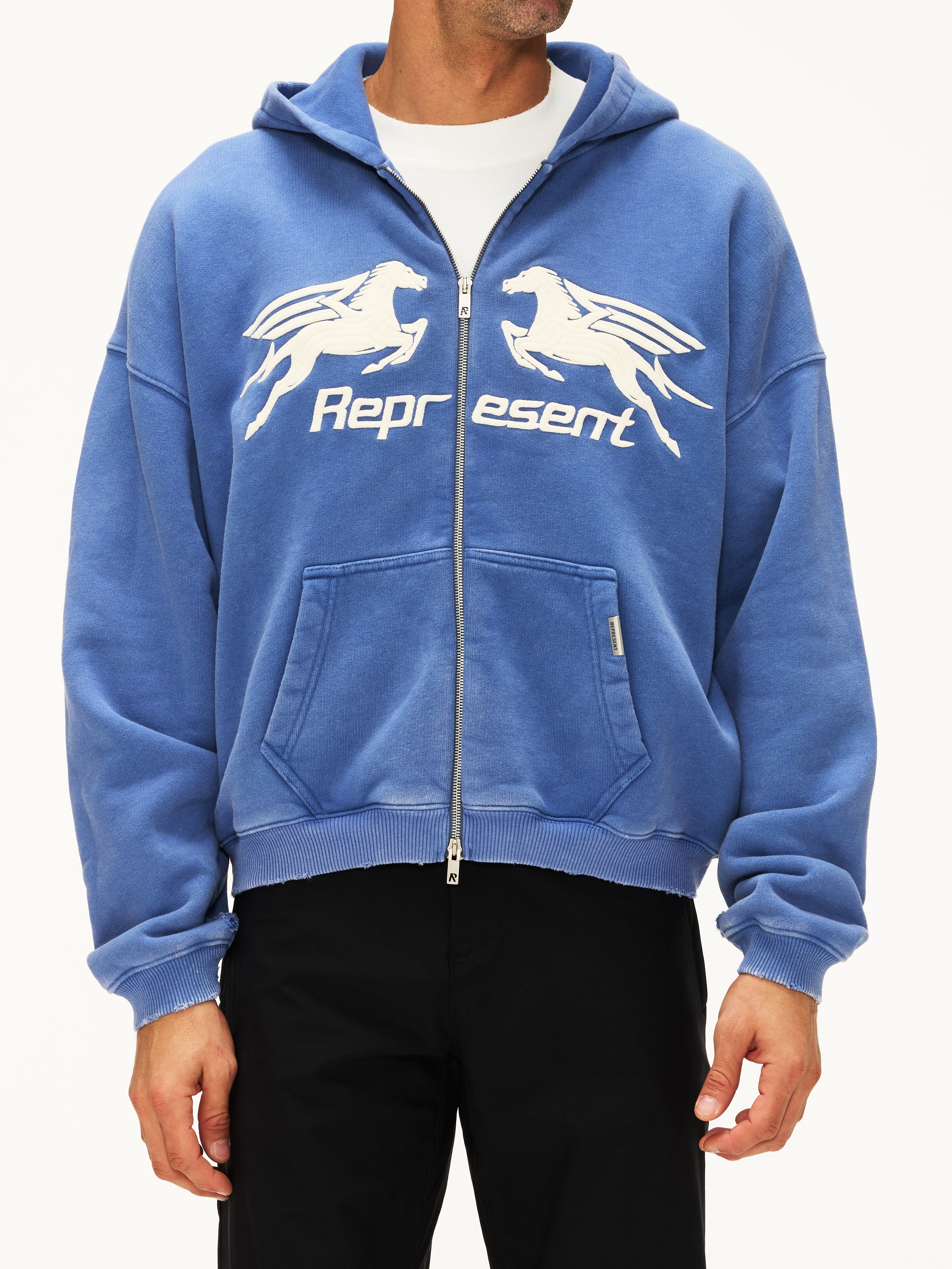 Represent Pegasus Zip Through Hoodie