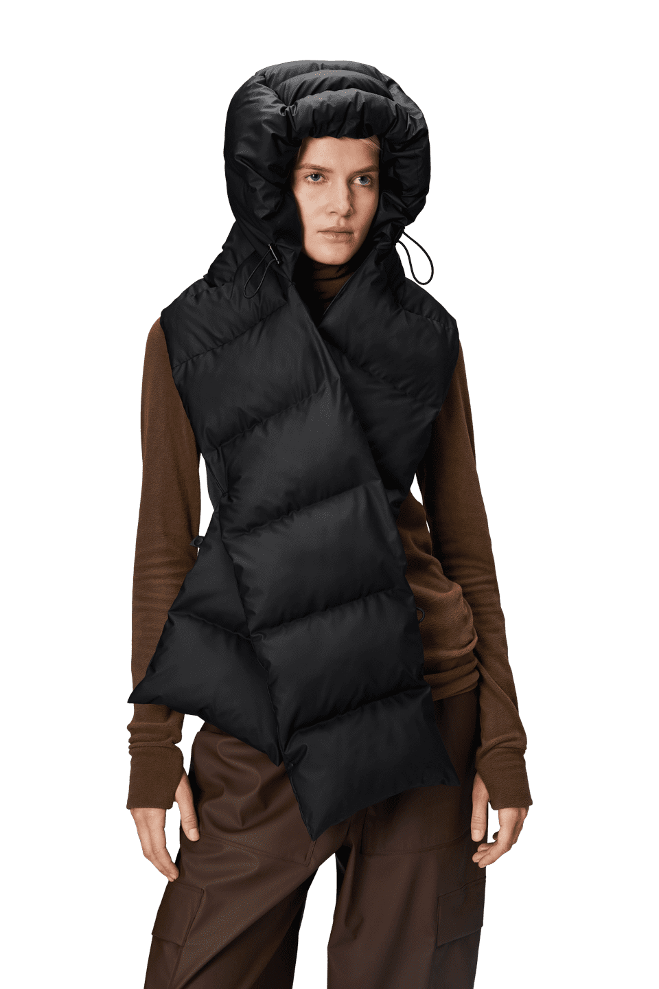 Rains Alta Vision Puffer Hood W3T3