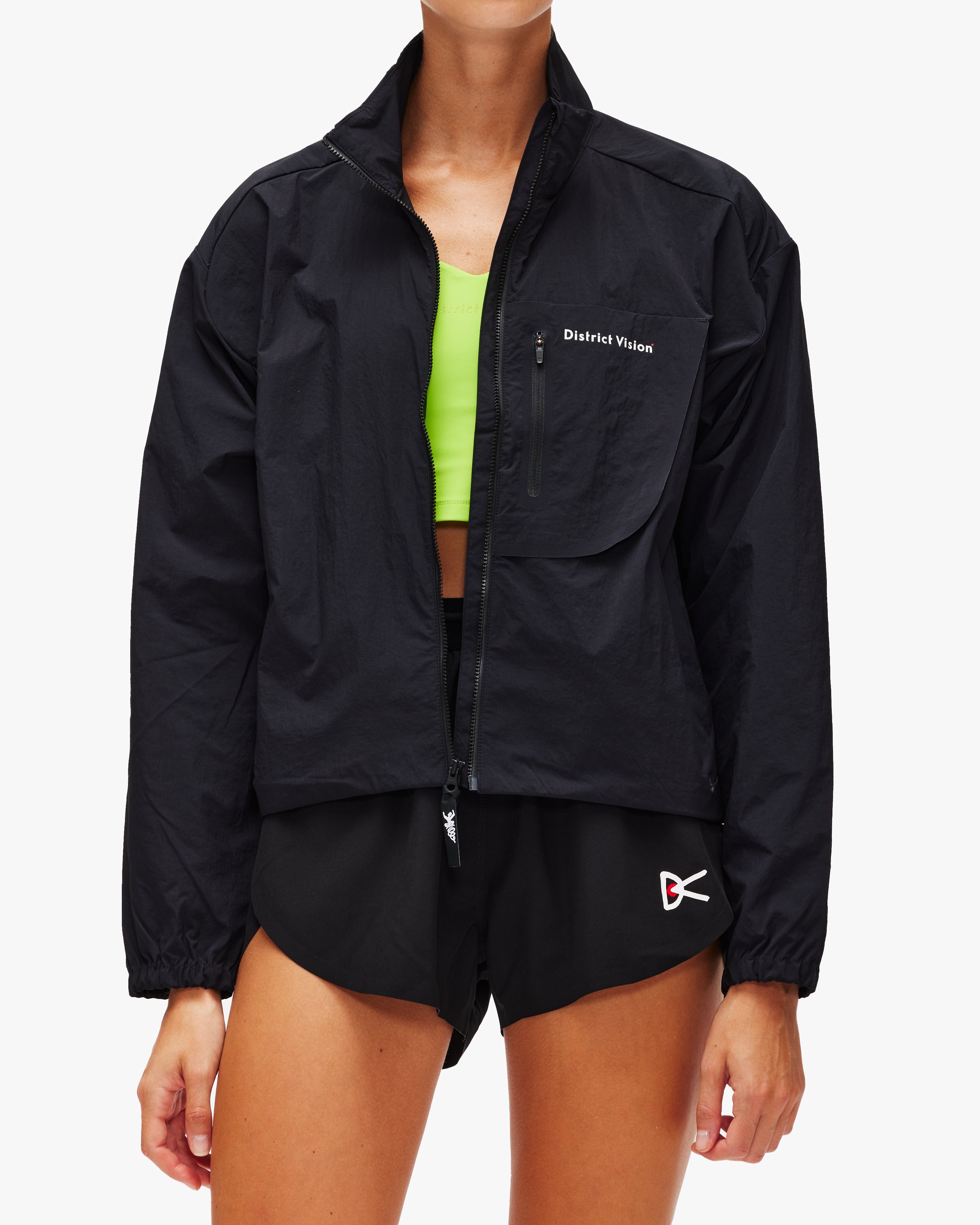 District Vision Cropped Recycled Durable Water Resistant Jacket