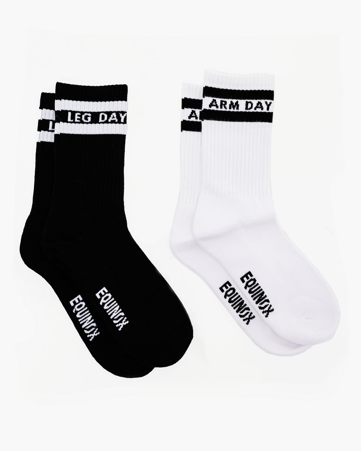Equinox Leg Day & Arm Day Tube Sock 2-Pack