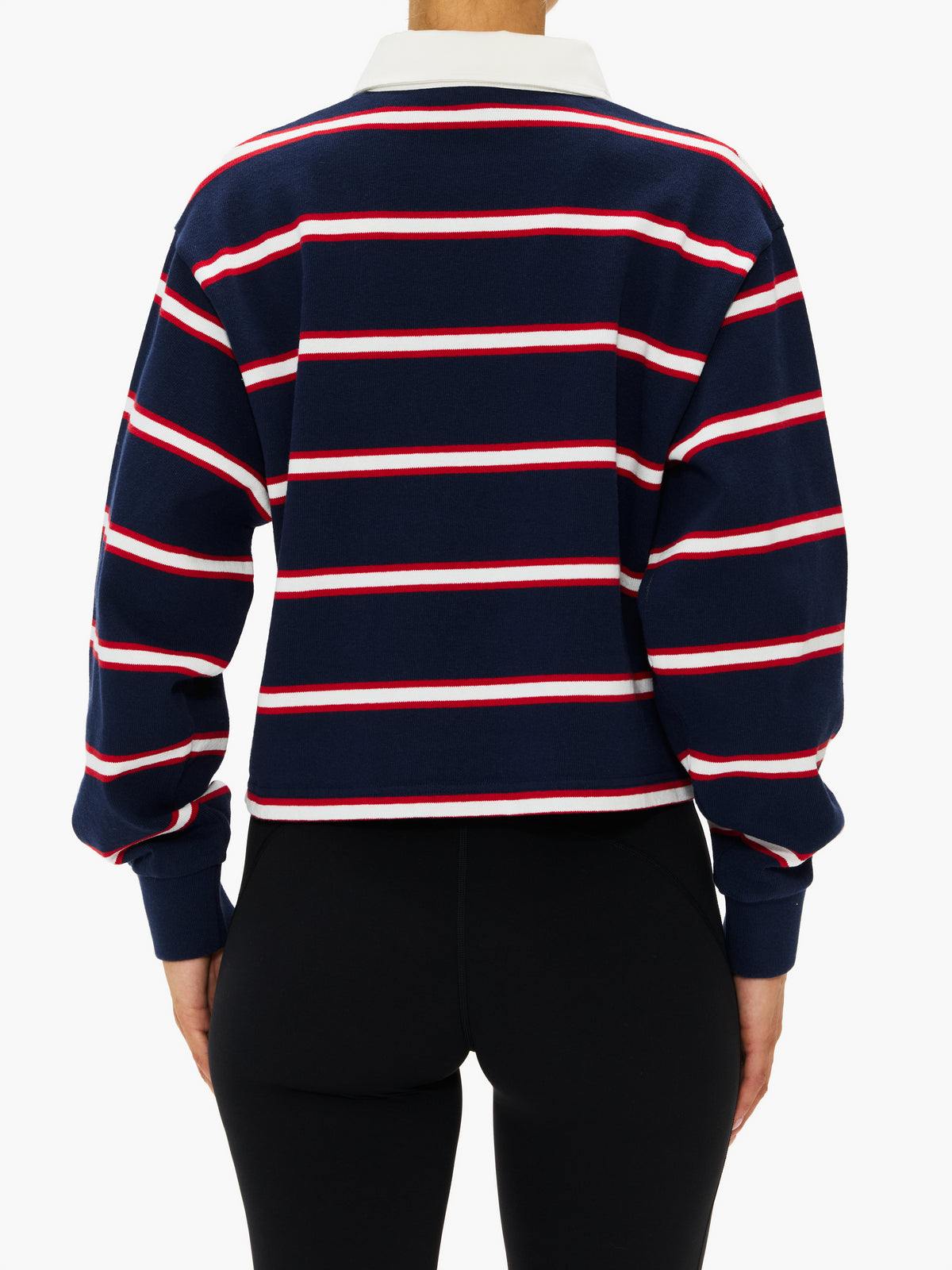 Sporty & Rich Unisex Serif Logo Rugby Polo
