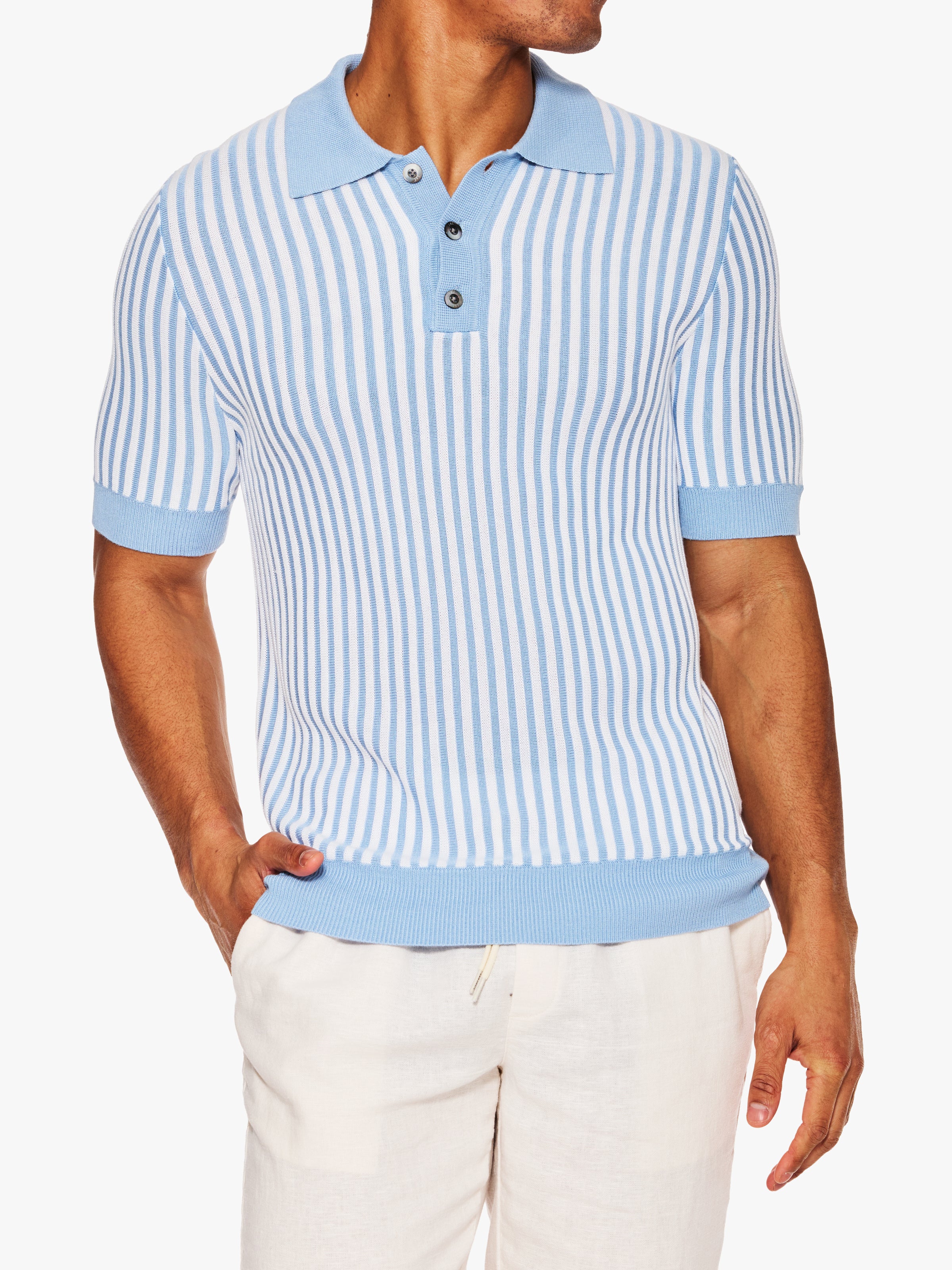 dress shirt polos The Original Dress Collar Polo Light Blue 3XL / Light Blue