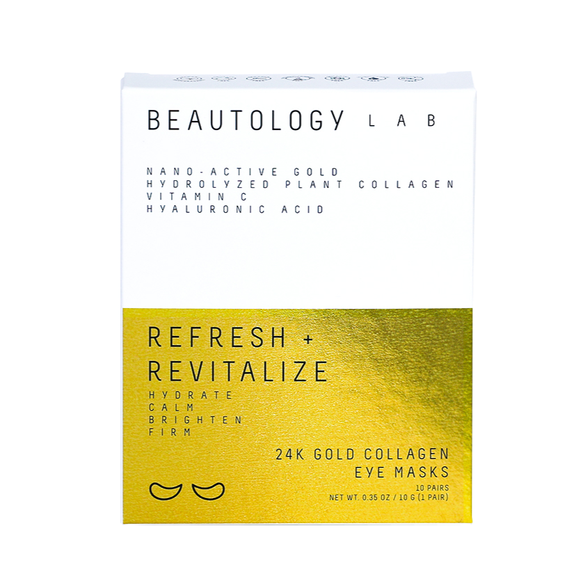 Beautology Lab 24K Gold Collagen Eye Masks (10 Pairs)