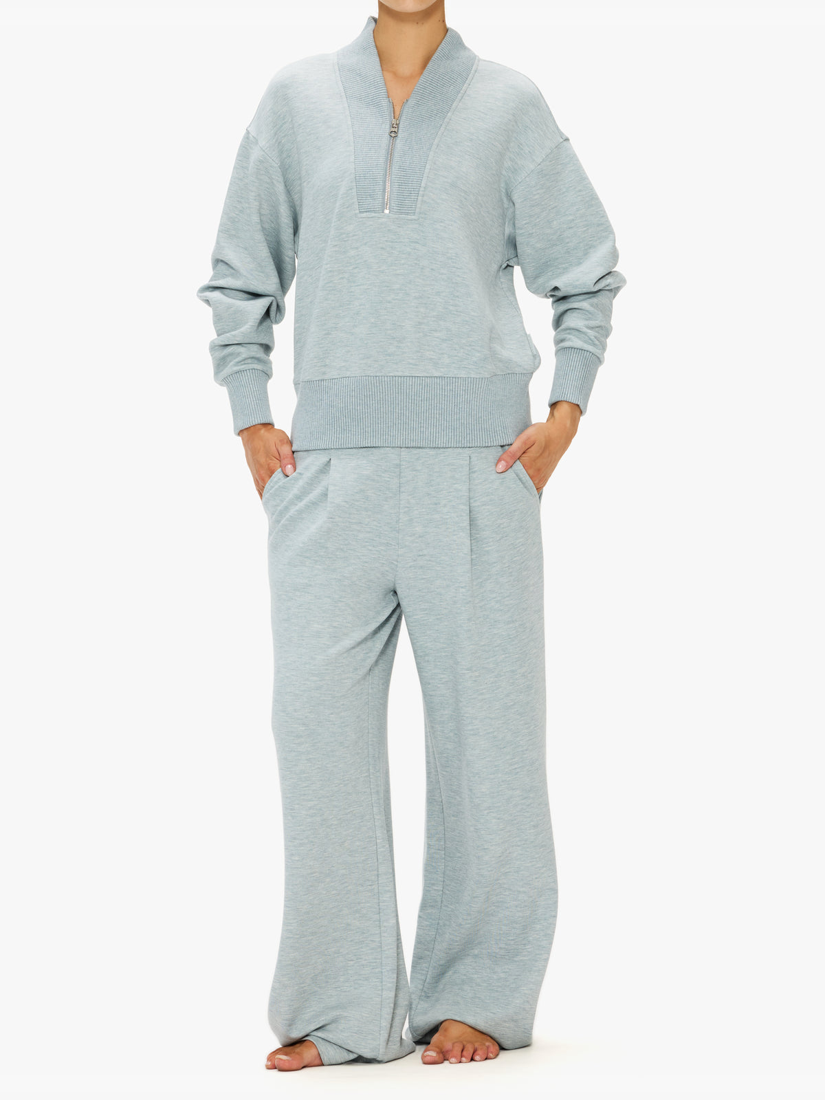 Varley Sally Half Zip Sweat